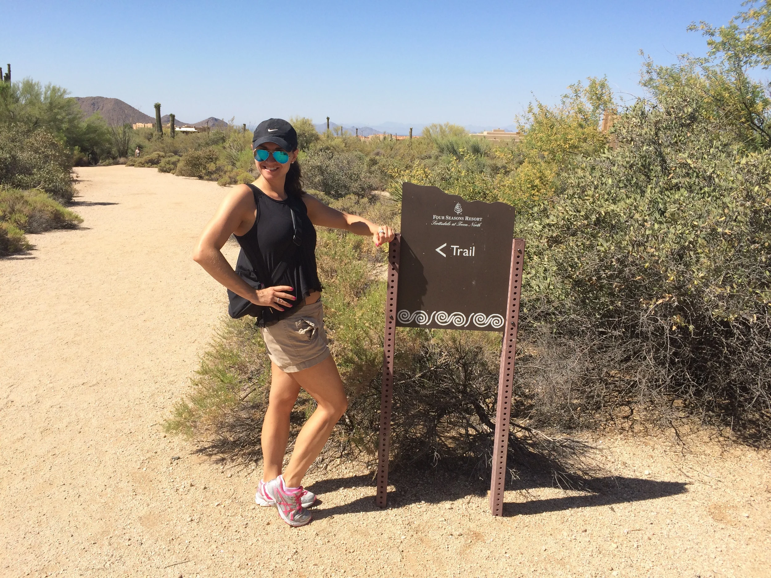 On my way to Pinnacle Peak.