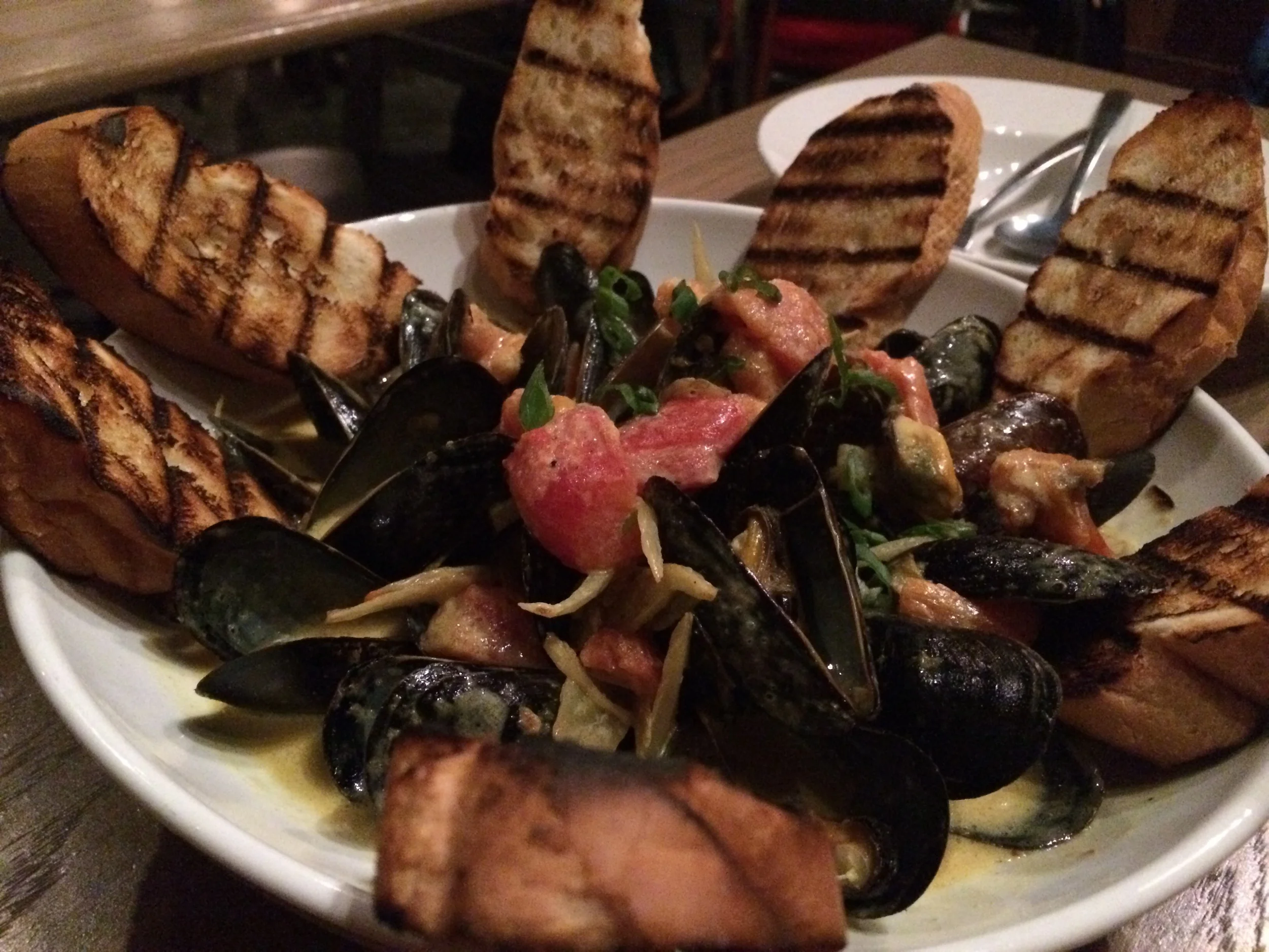 The mussels.