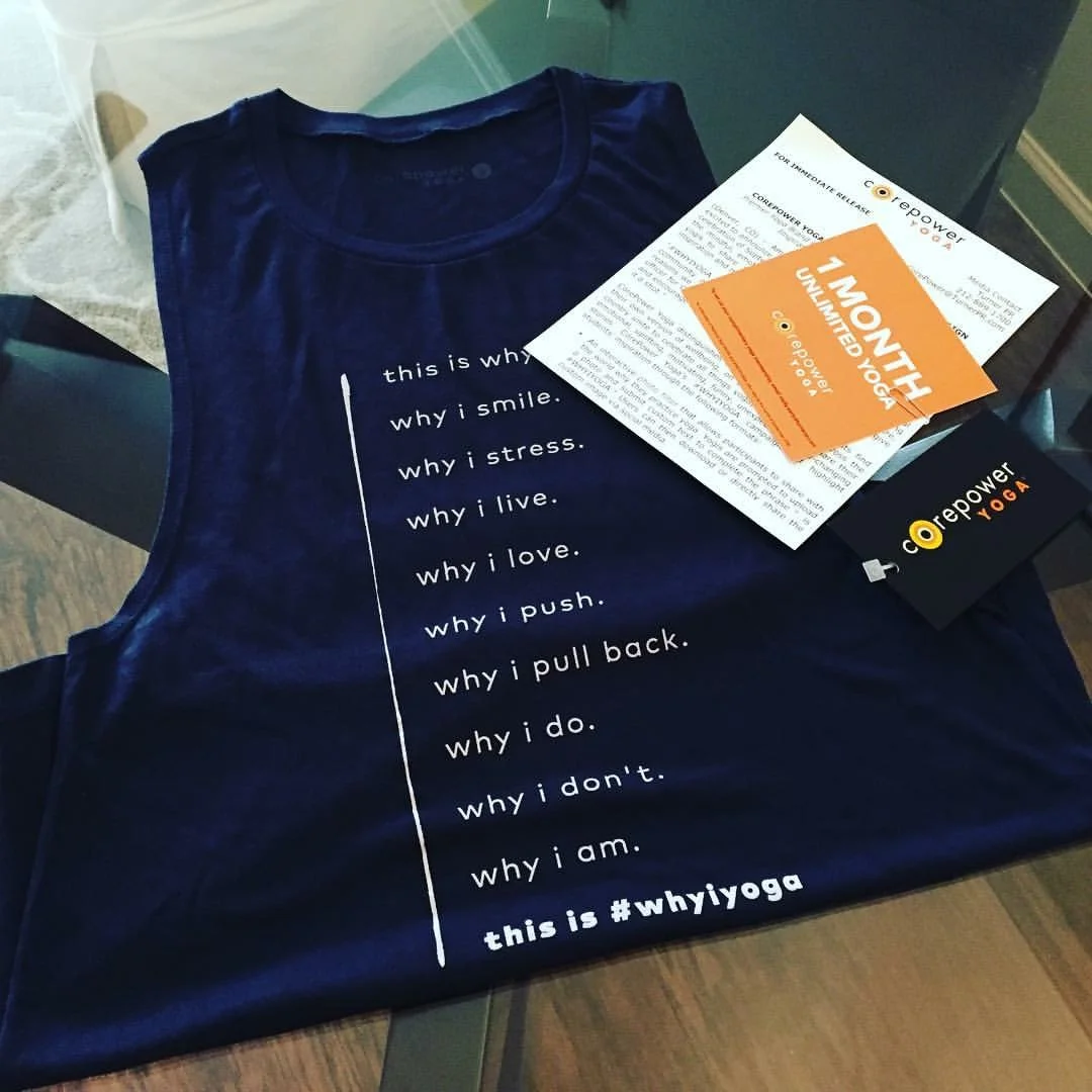 The limited edition #WHYIYOGA tank you need to get your hands on ASAP!