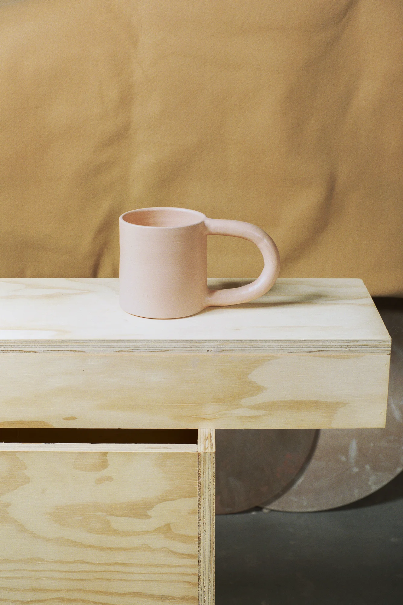 Short Pink Mugs