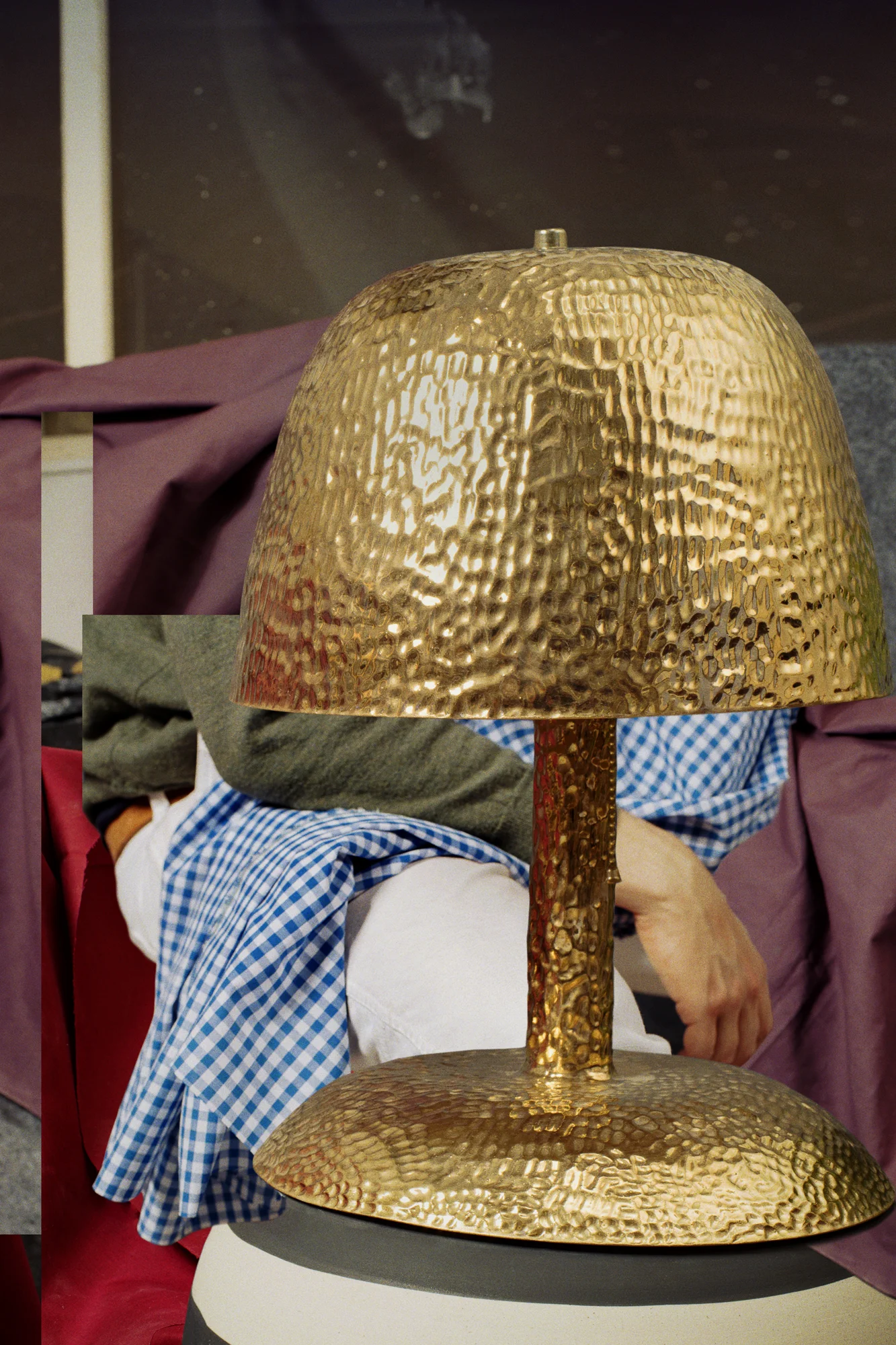 Golden Dimple Lamp