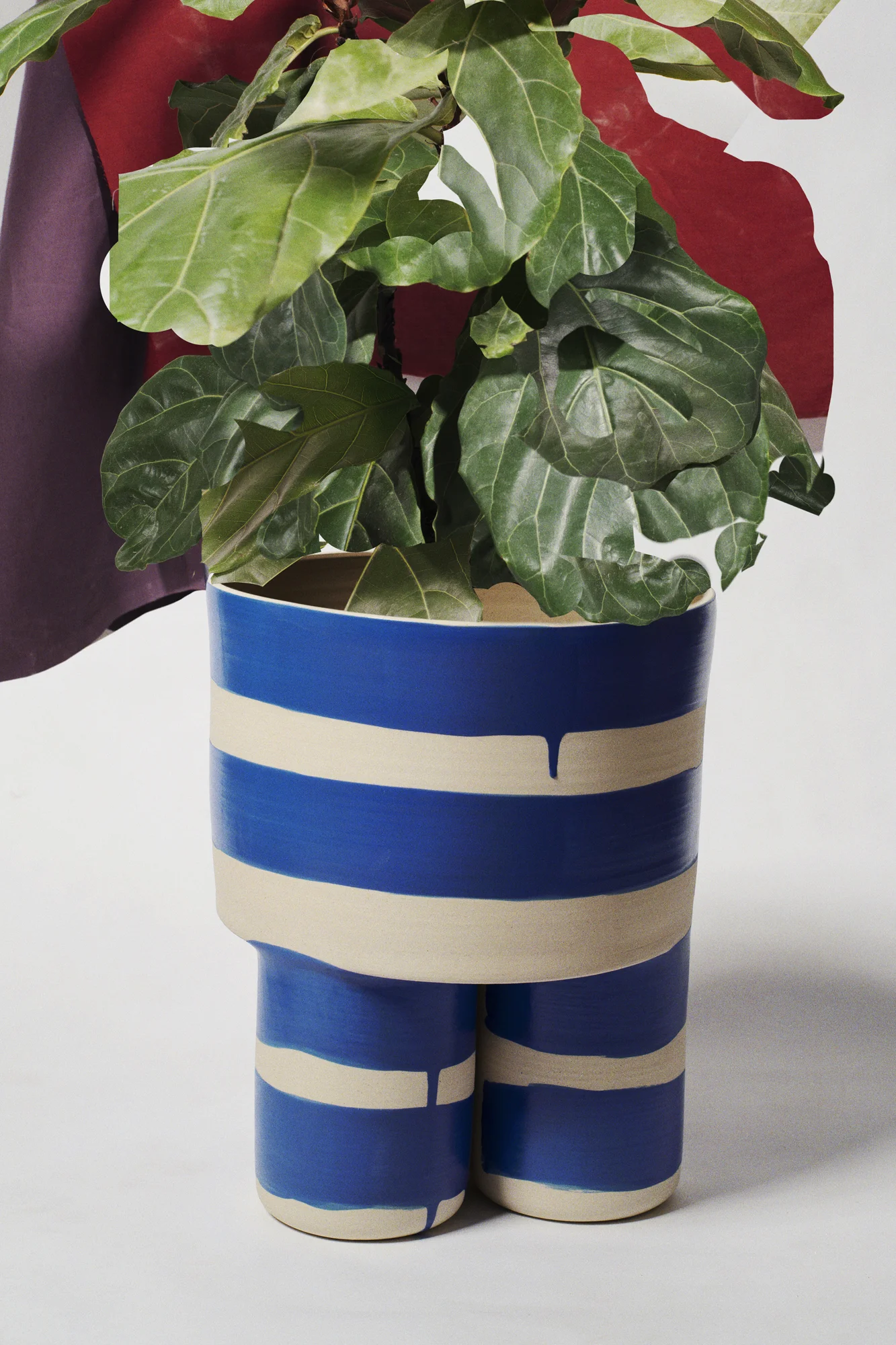 Striped Milking Planter  Workaday Handmade