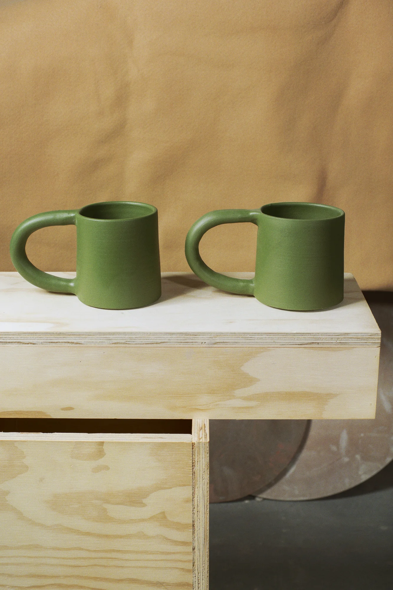 Short Green Mug