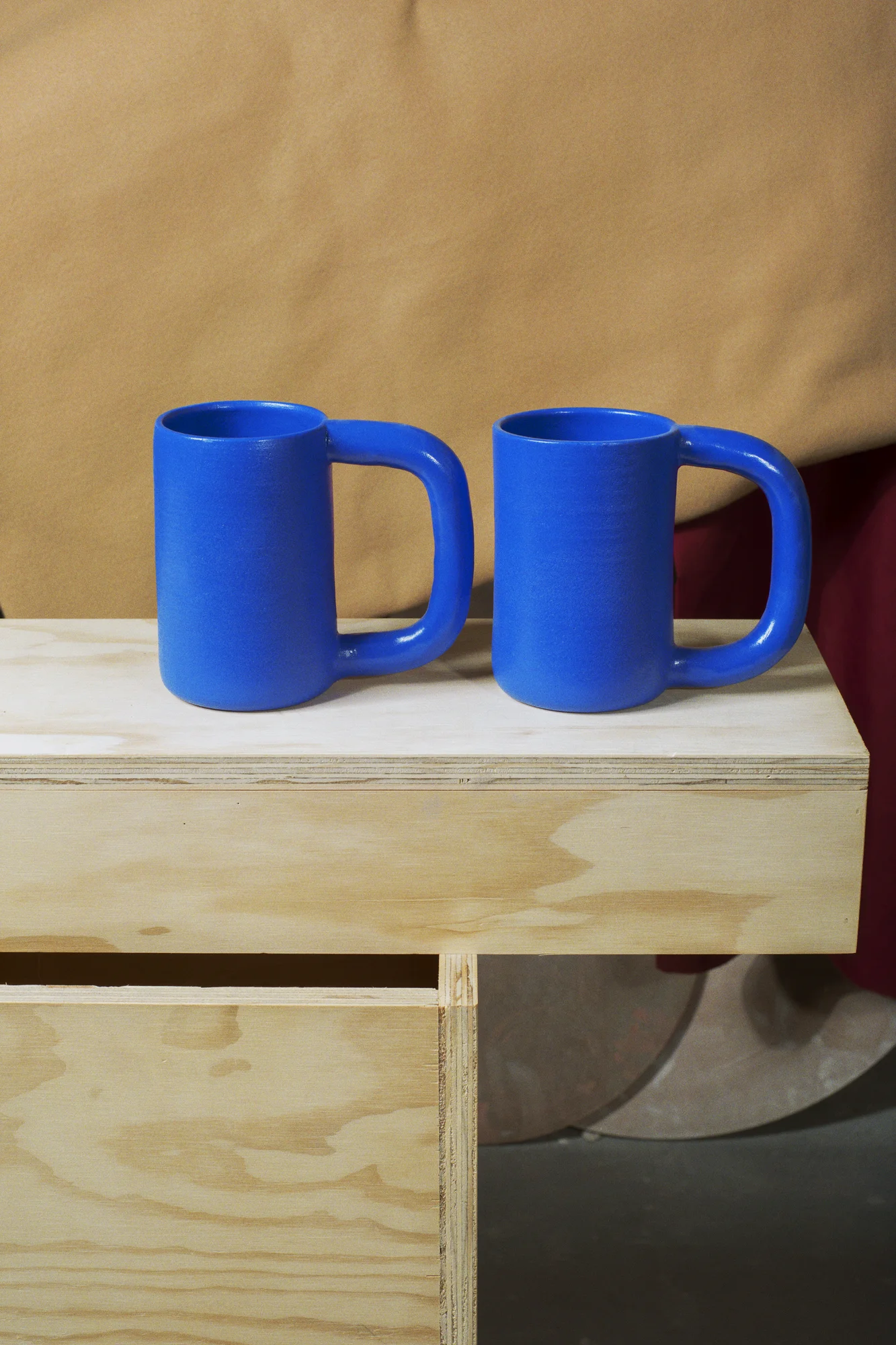 Tall Blue Mug