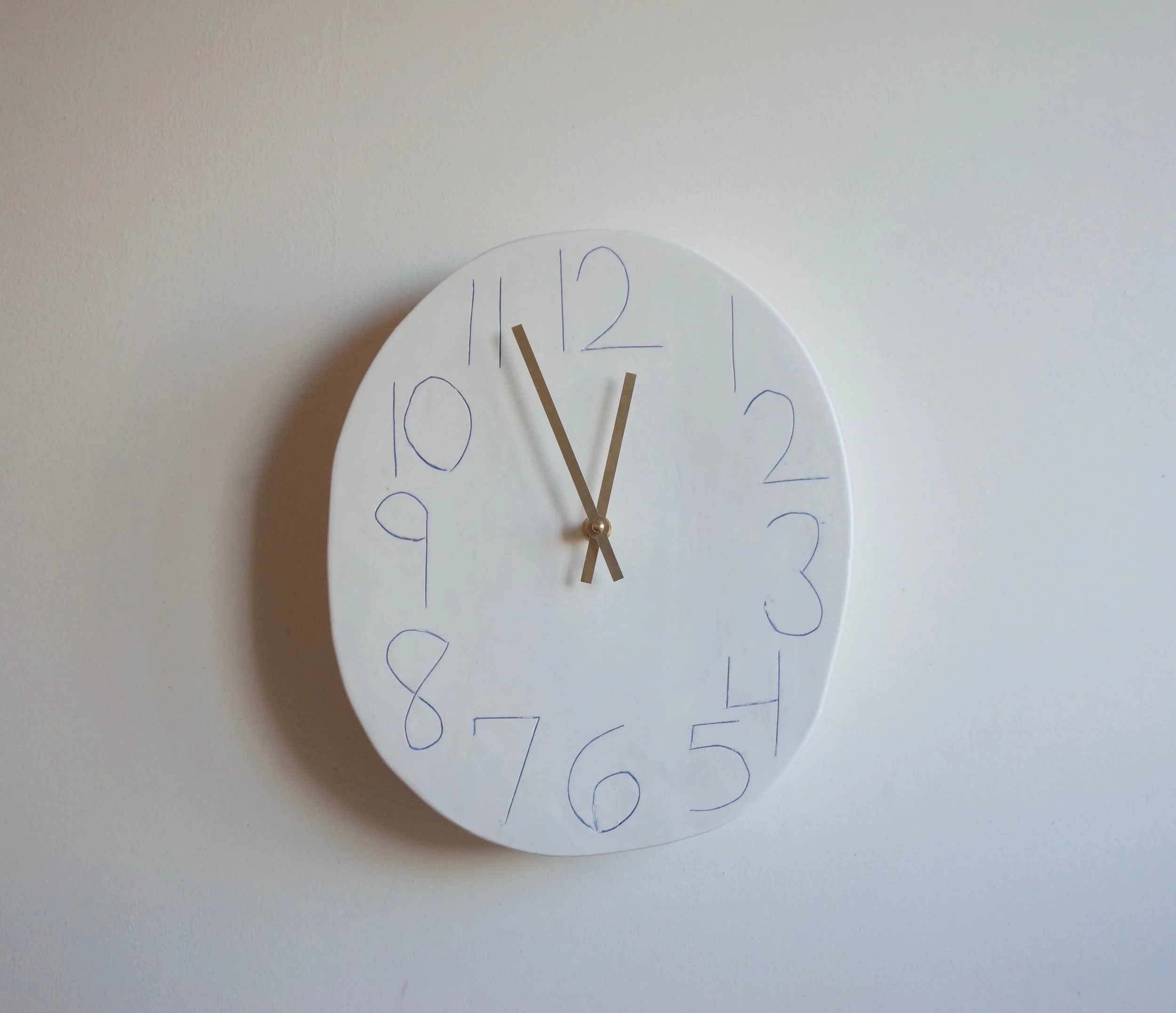 Numbered Clock — Workaday Handmade