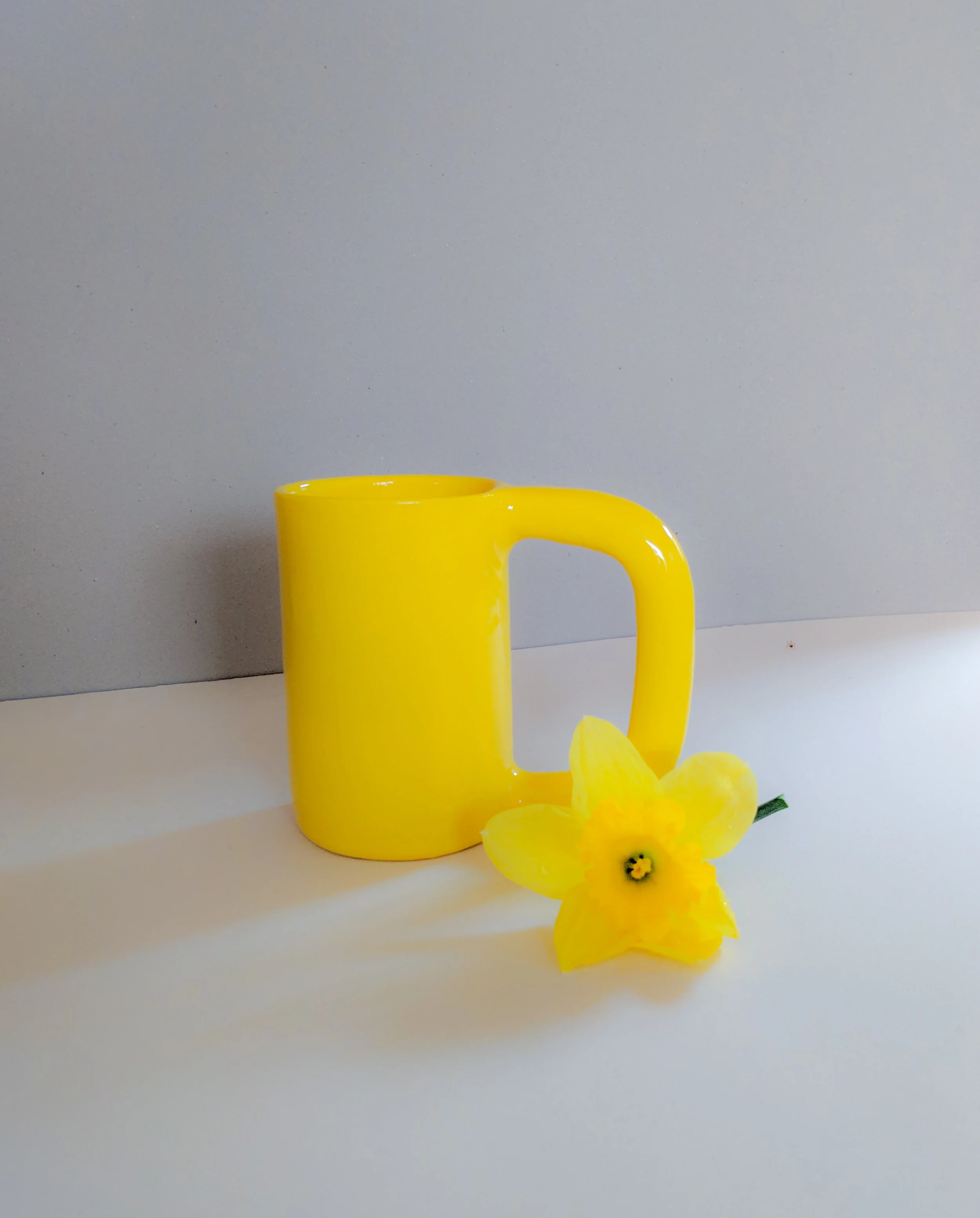 Tall Yellow Mug