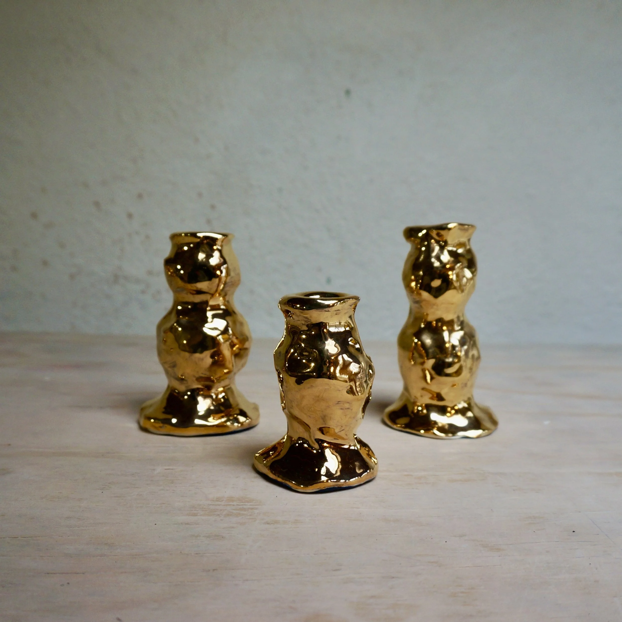 Golden Candle Holder(Seconds)