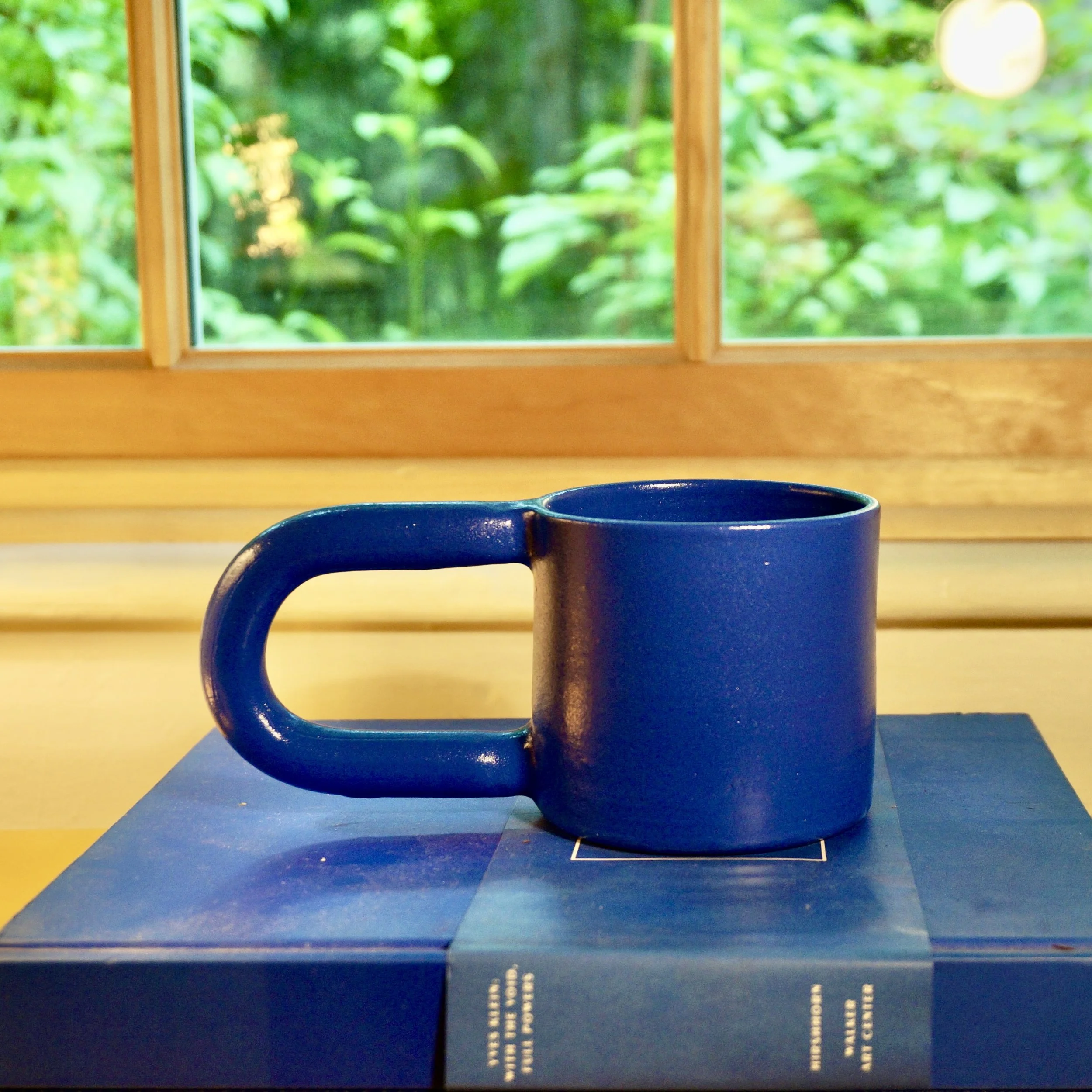 Short Blue Mug