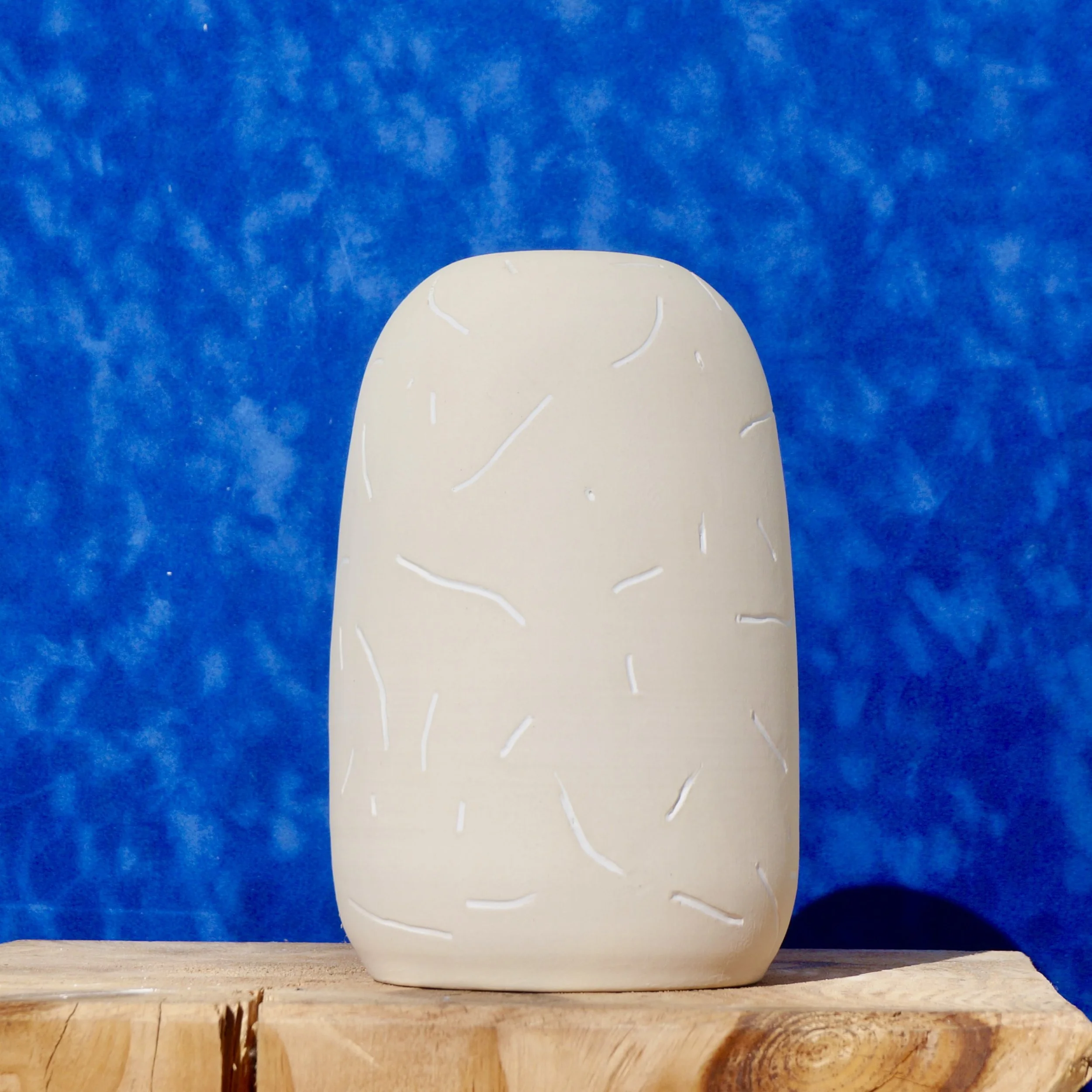 White Confetti Vase