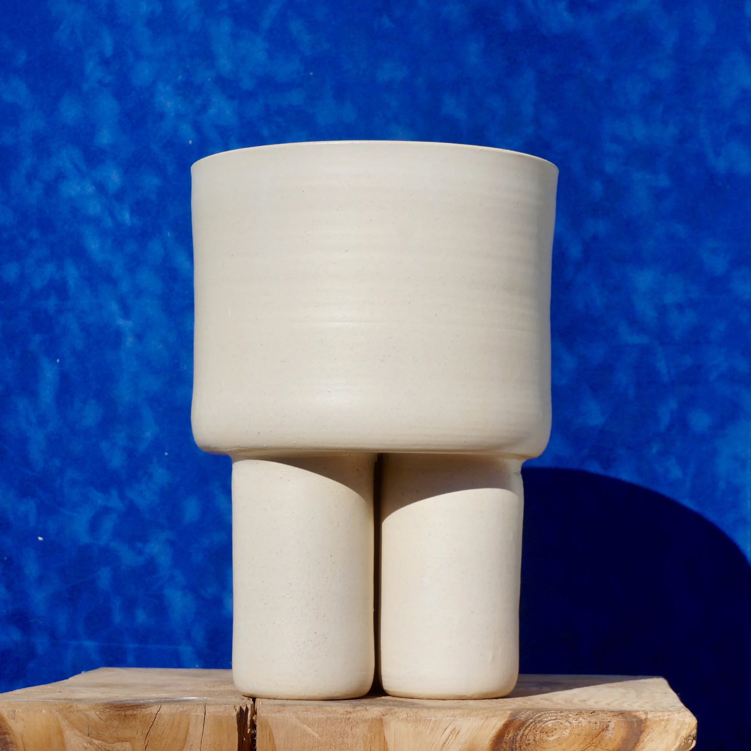 Small All White Planter