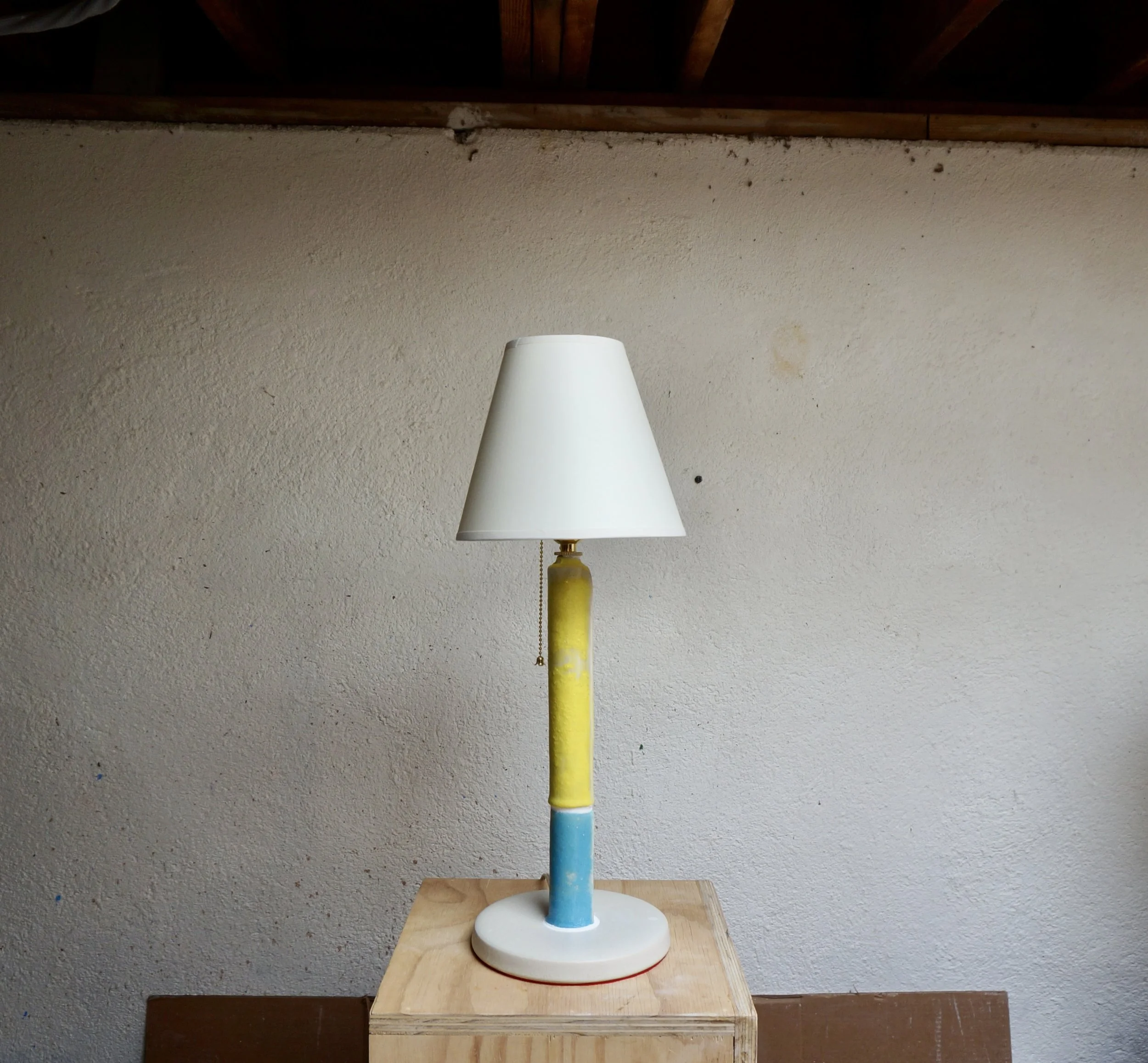 Yellow and Blue Lamp