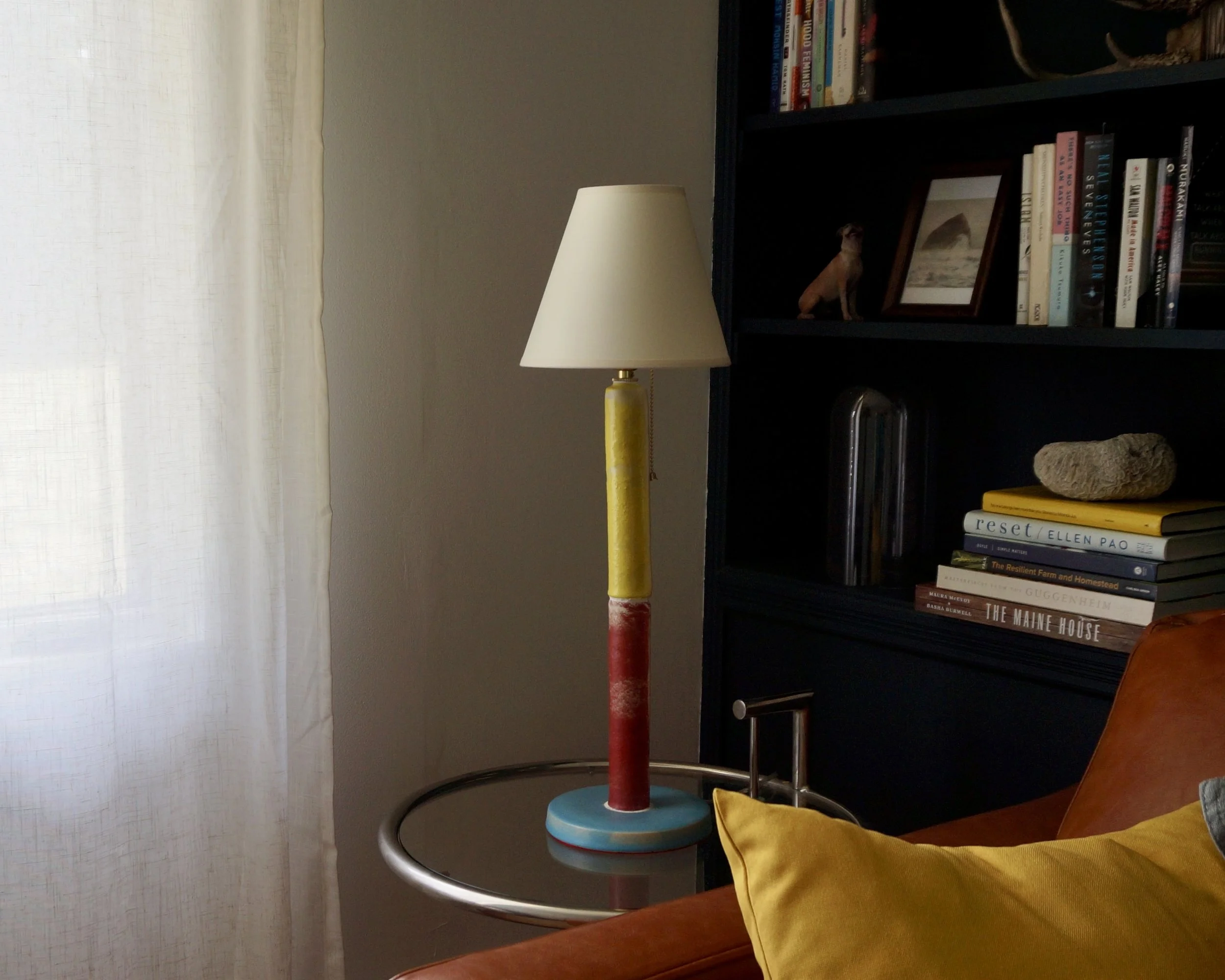 Red and Yellow Lamp
