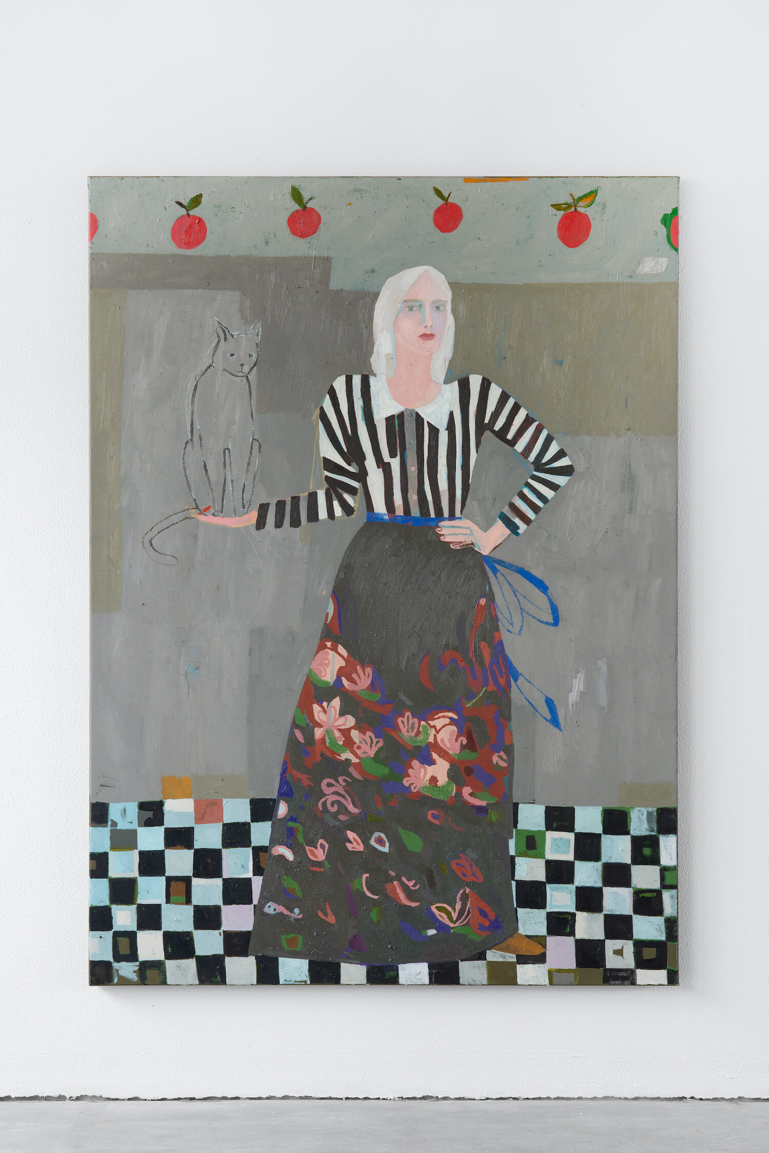  She resurrects, oil on canvas, 185 x 135 cm 