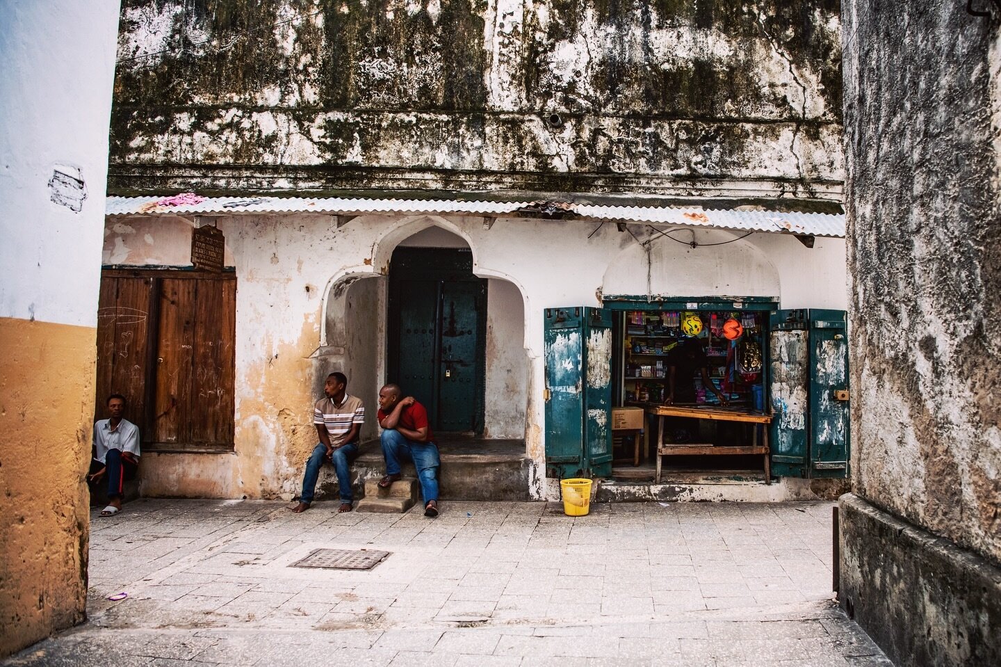 Zanzibar street scene. 

🗺 &ldquo;Once the travel bug bites there is no known antidote, and I know that I shall be happily infected until the end of my life.&rdquo; &ndash; Michael Palin ⛺🌉

We have a treasure trove of images awaiting your delight!