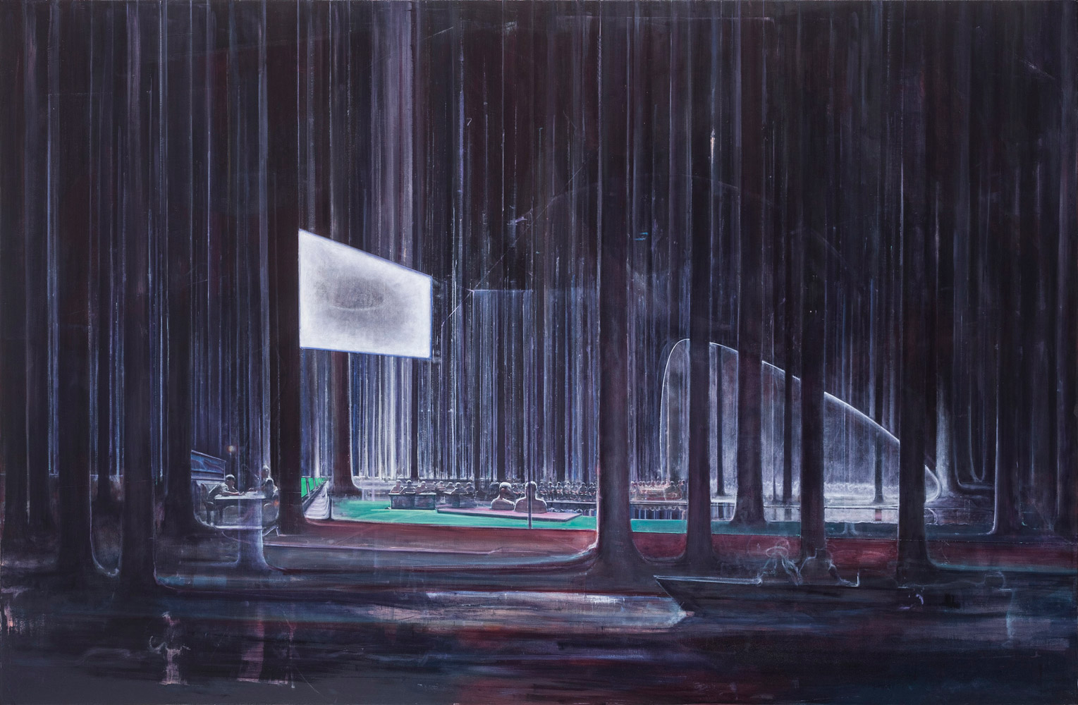 Zhu Xinyu, "A Clear Reflection", 2014, oil on canvas