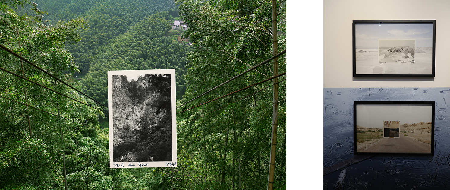 Left: Photograph from the series Kwei Yih © Zhen Shi Right: Exhibition view