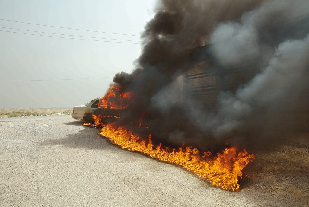 Matthias Bruggmann, Shirqat, Irak, 22 septembre 2016 © Matthias Bruggmann / Contact Press Images. Courtesy Musée de l’Elysée, Lausanne and Galerie Polaris, Paris