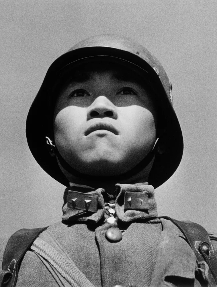 Robert Capa, ‘Boy soldier’, Hankou, China, March 1938. © Robert Capa and International Center of Photography/Magnum Photos