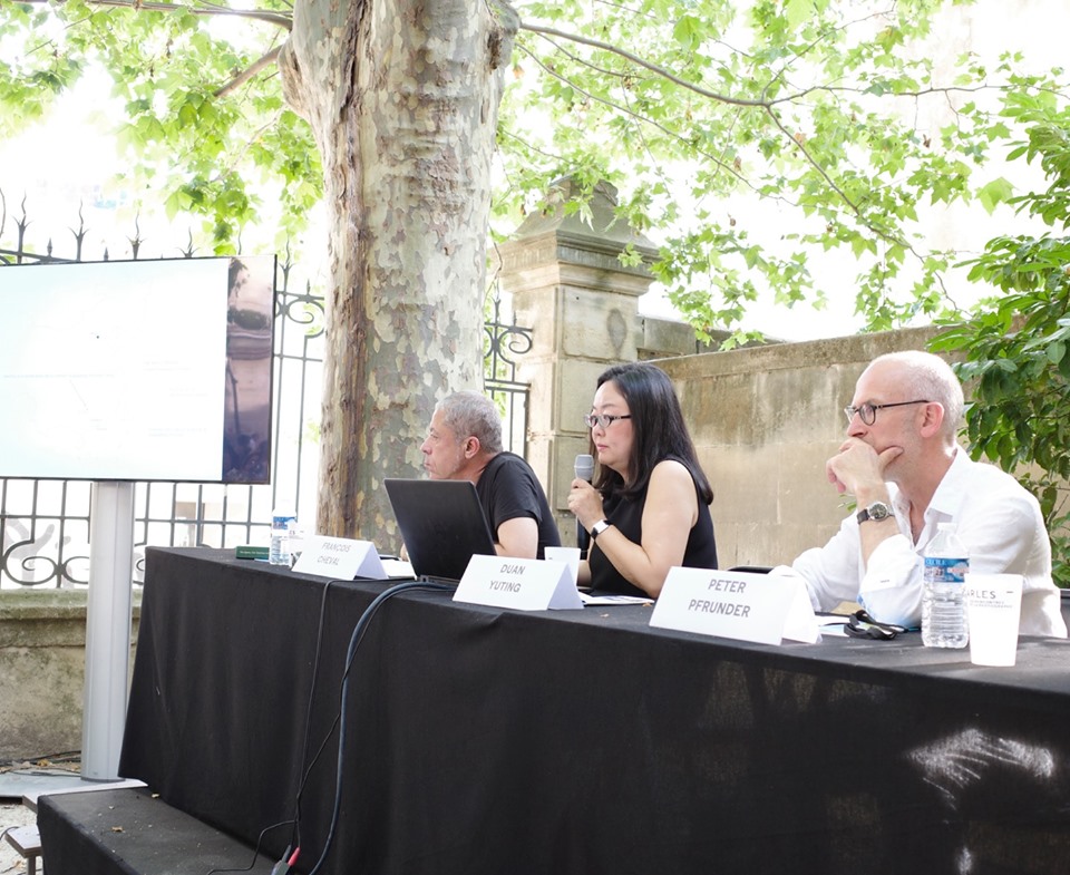 Press Conference about the Lianzhou Museum of Photography held on 3rd July 2019 in Arles © Lianzhou Foto