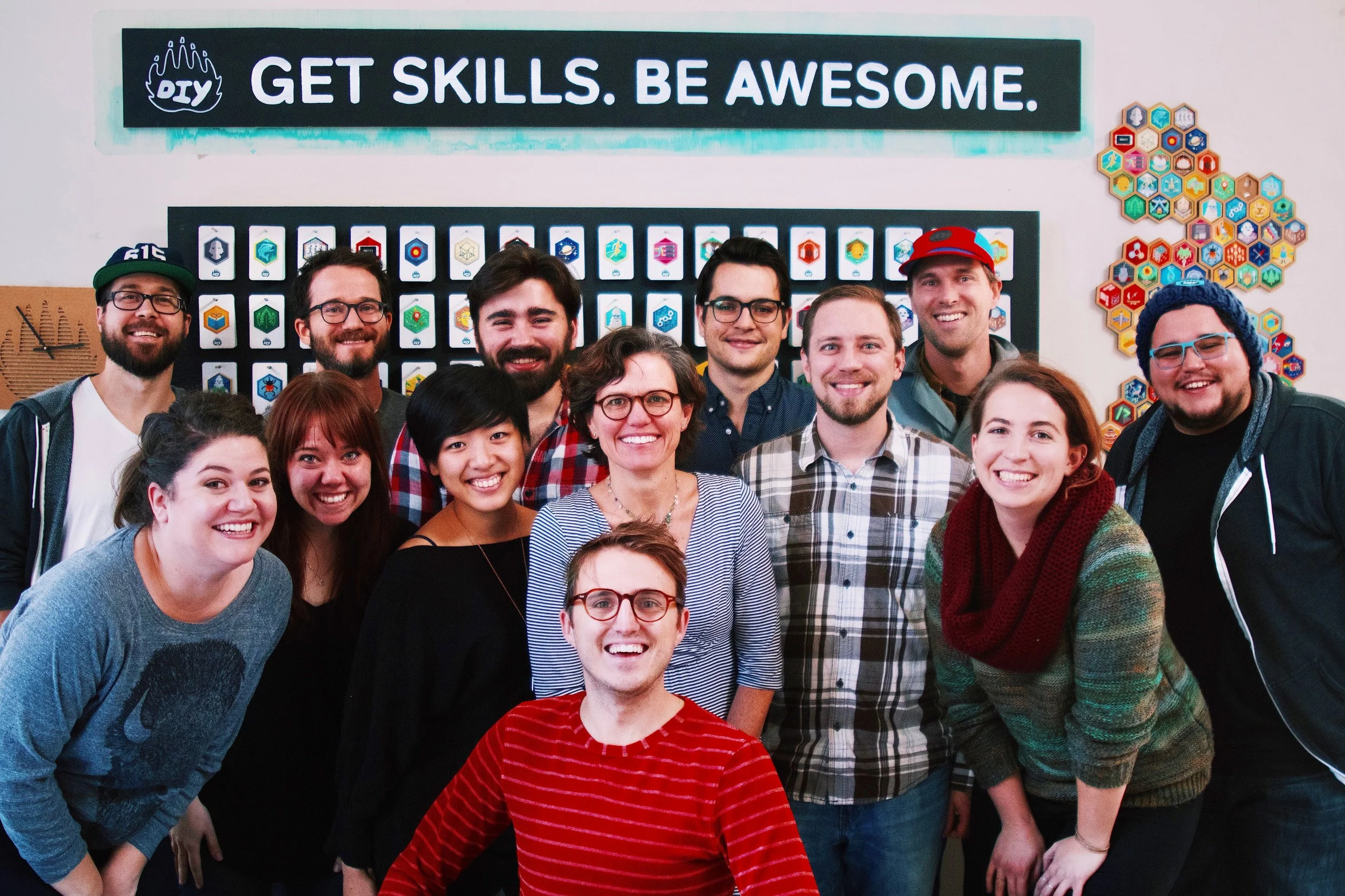 Left to right: John, Kelsey, Becky, Keenan, Ashley, Elliot, Zach, Chalon, Maxime, Adam, Tyler, Kerry, Ryan (me)
