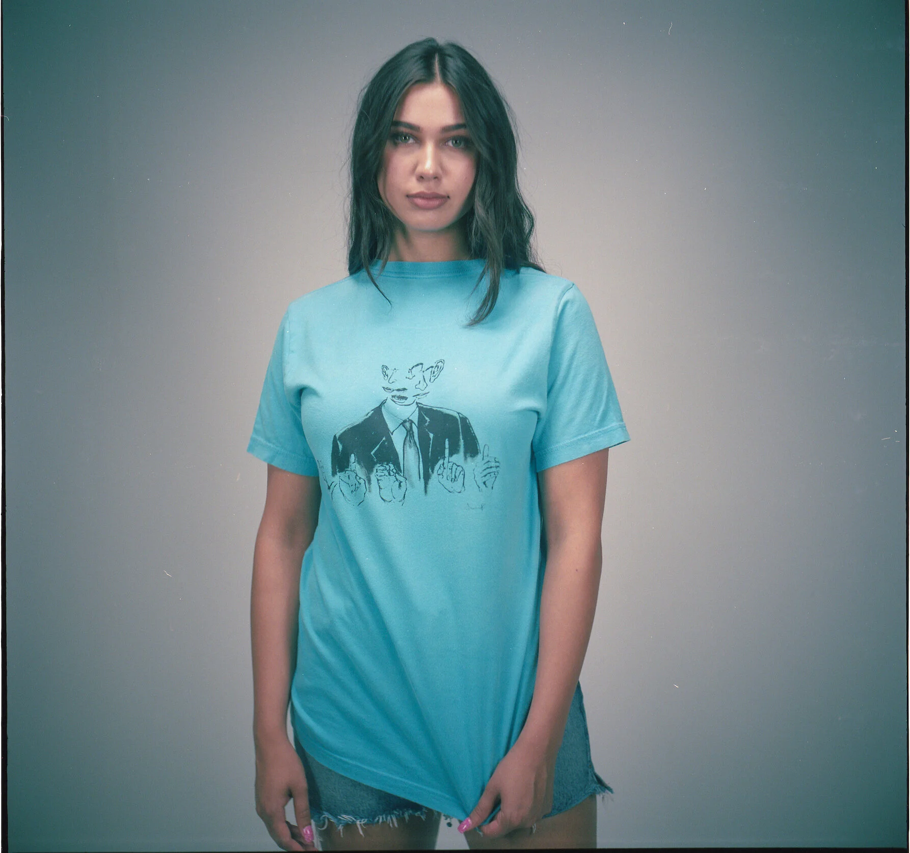 Syra Khan for artees vintage styled by Erika F.