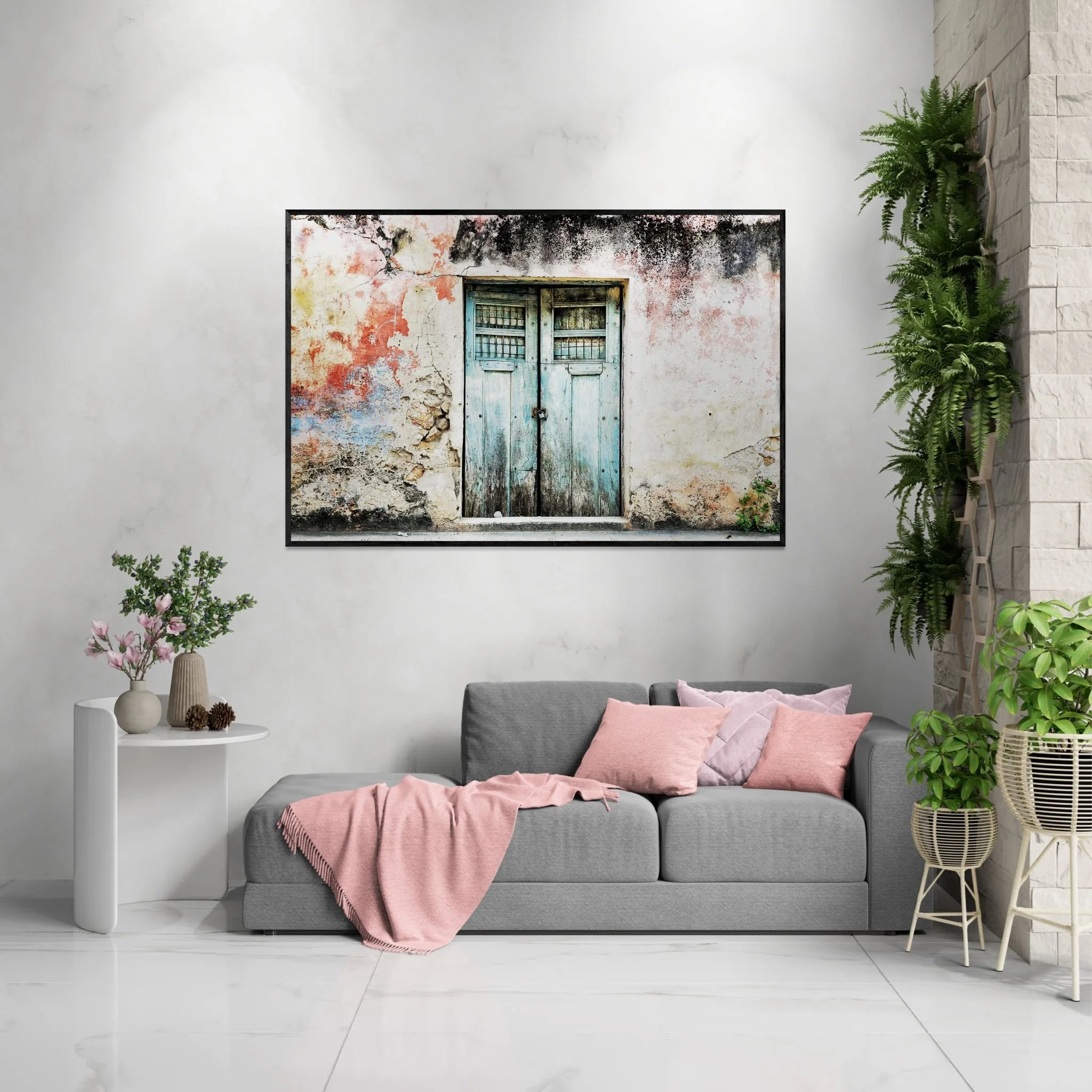 Living room with spotlit wall.jpg