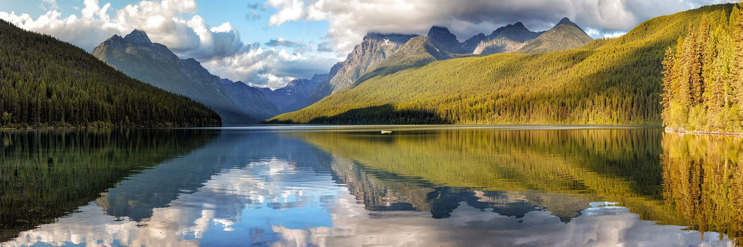 BowmanLake5_72x24_3 with Fisherman.jpg