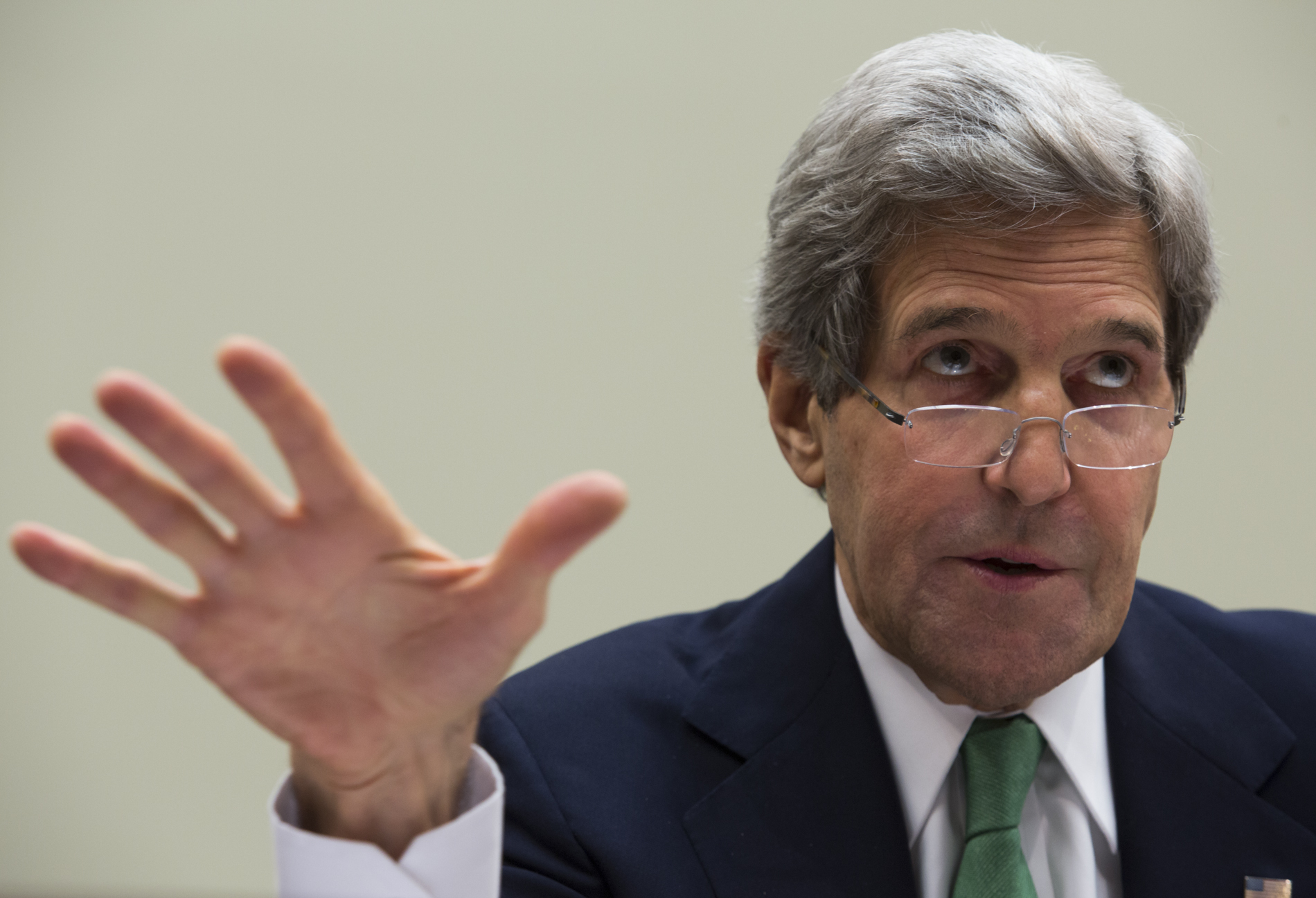 On December 10th 2013, Witness Secretary of State John Kerry testifies at the House Foreign Affairs Committee hearing on "The Iran Nuclear Deal: Does It Further U.S. National Security?" 