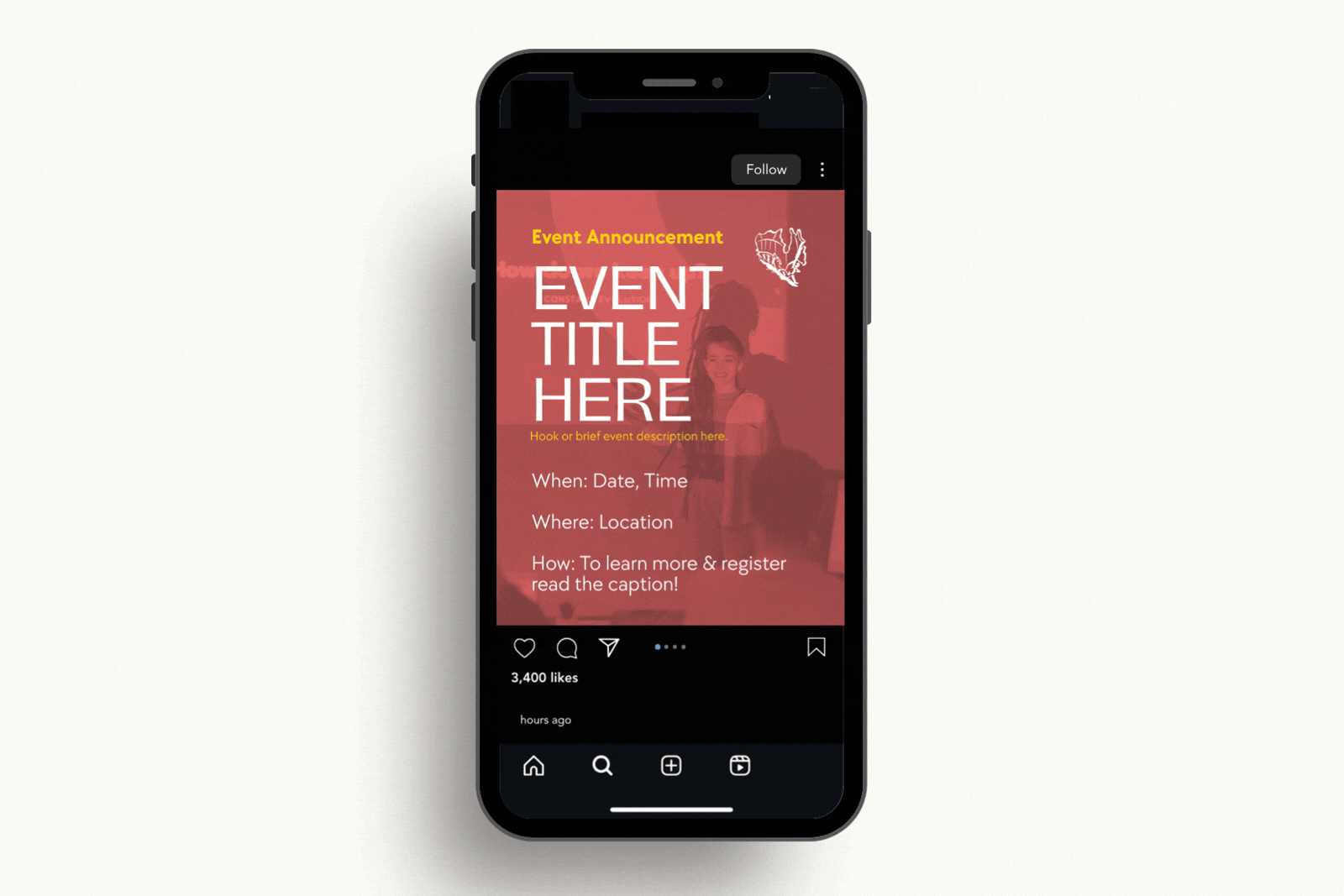  An Instagram carousel template created for the Student Commission of Canada to advertise upcoming events.  