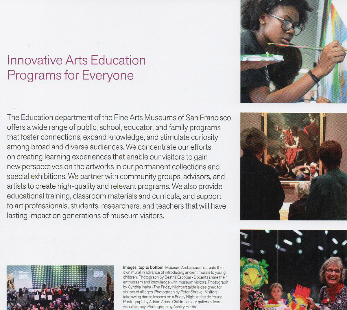 Photograph in the top right corner by Beatriz Escobar