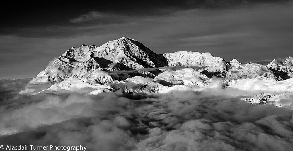 Denali from the west. This print can be purchased at http://alasdairturner.com/order-prints/