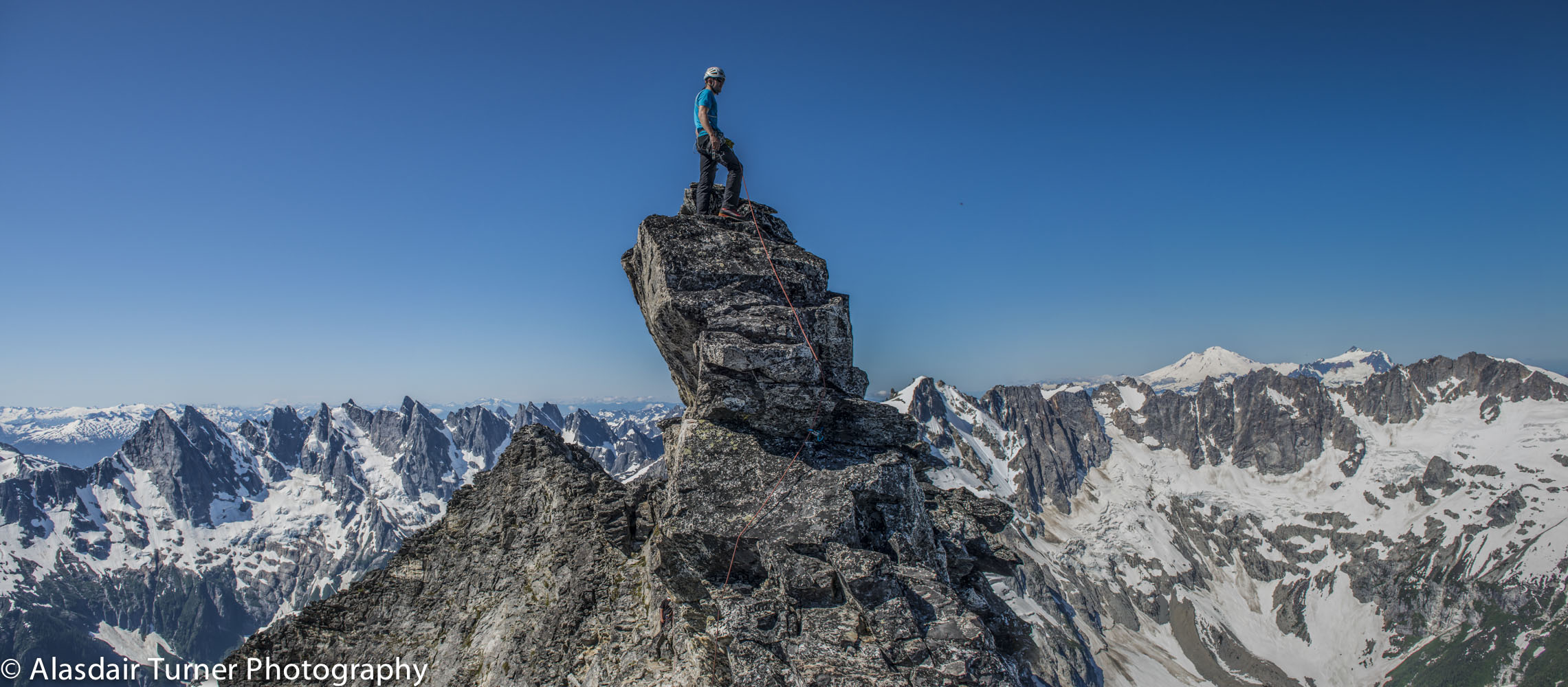 On the summit of Luna Peak. 