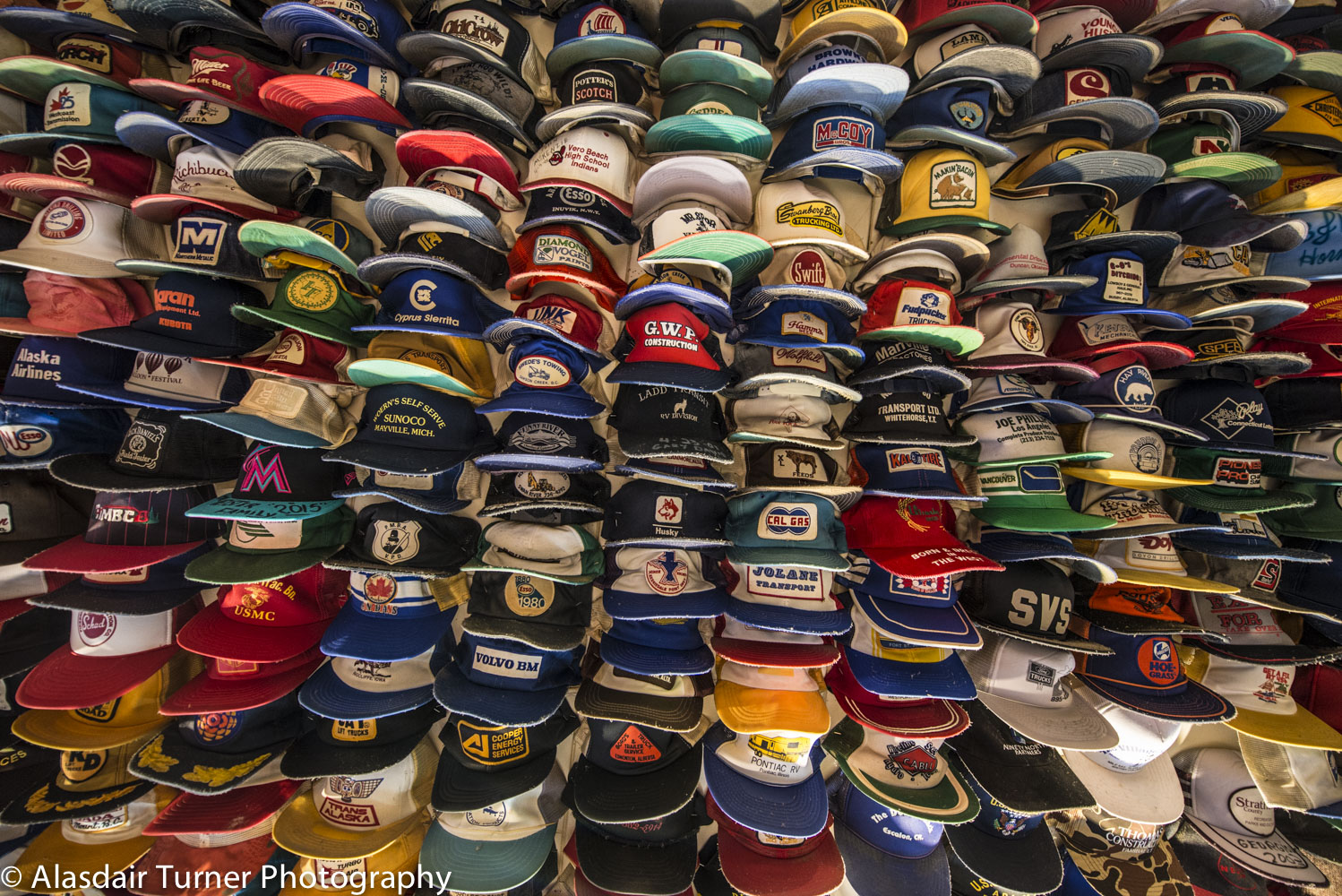  Toad River Lodge is apparently the location of a "world famous" hat collection. &nbsp;Hmmm. &nbsp;ahhhh &nbsp;impressive 