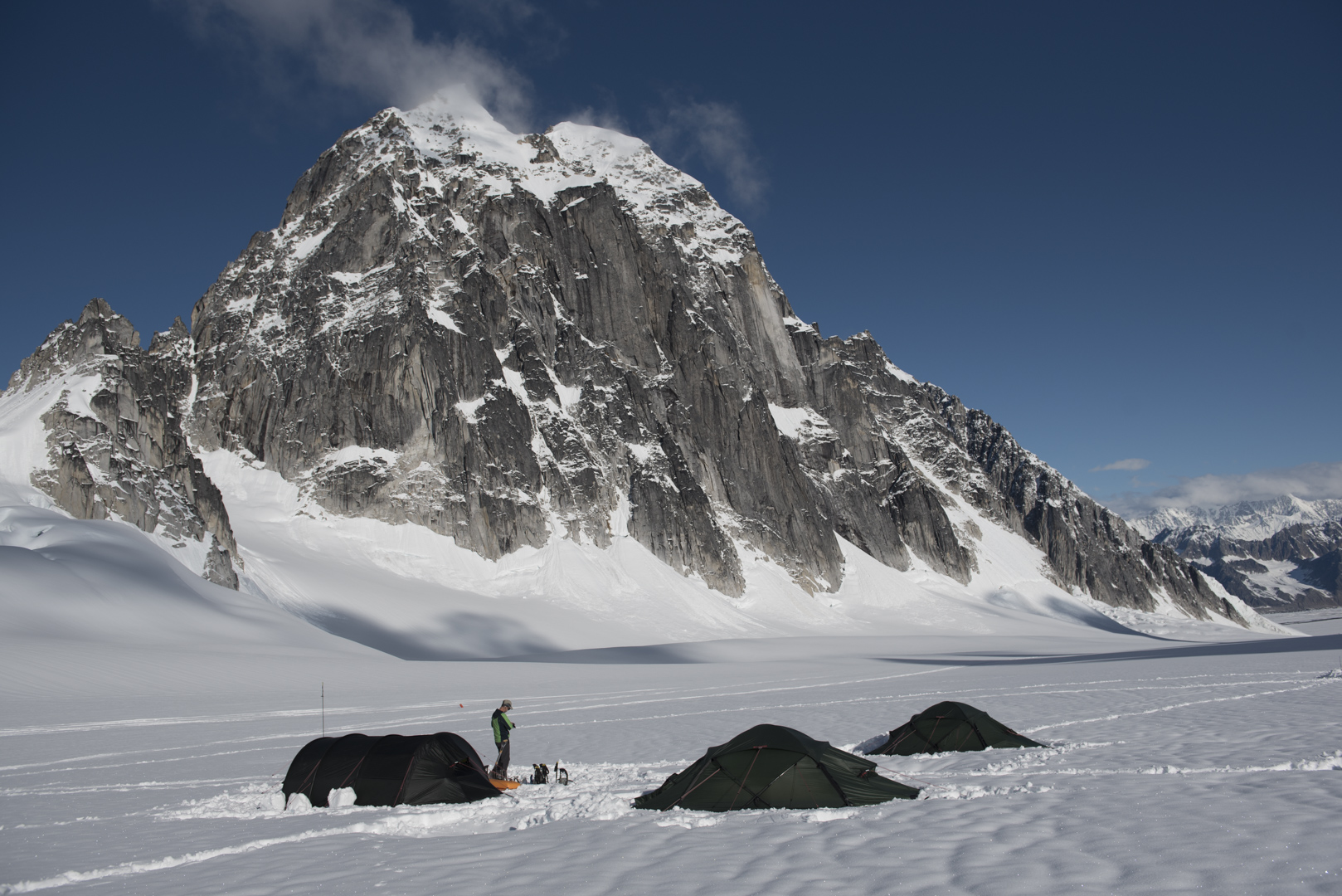  Our Camp on the Pika Glacier. 