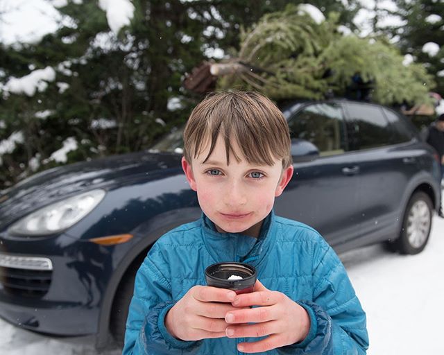 We went Christmas tree hunting.  We had a snowball fight and drank some hot cocoa. All in all a pretty successful day in the woods. .
.
.
.
.
.
.
.
#optoutside #outdoors #outdoorkids #christmastree #pnw