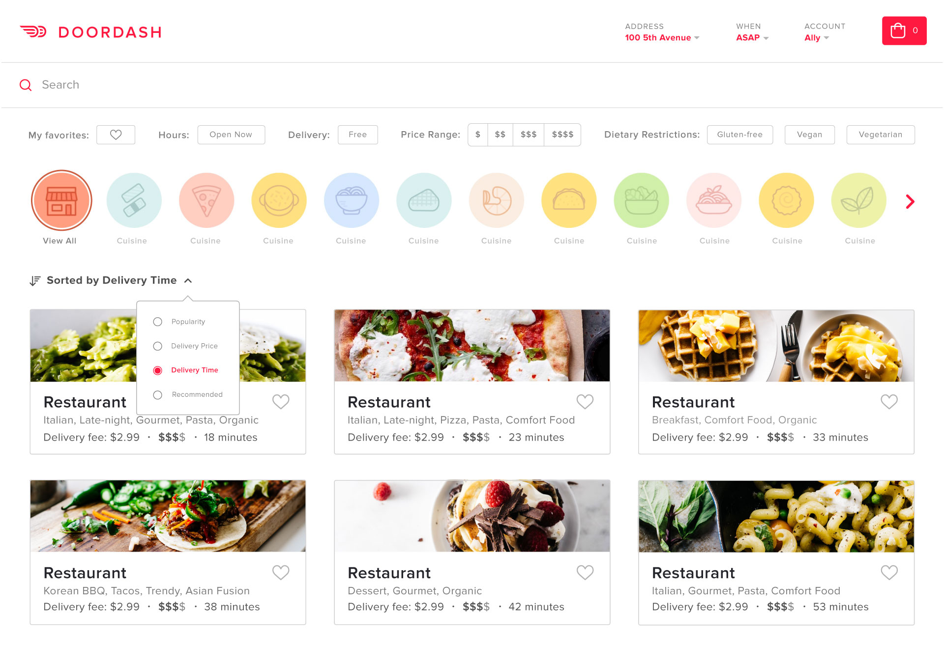 Redesigning Doordash App Using Design Thinking Approach