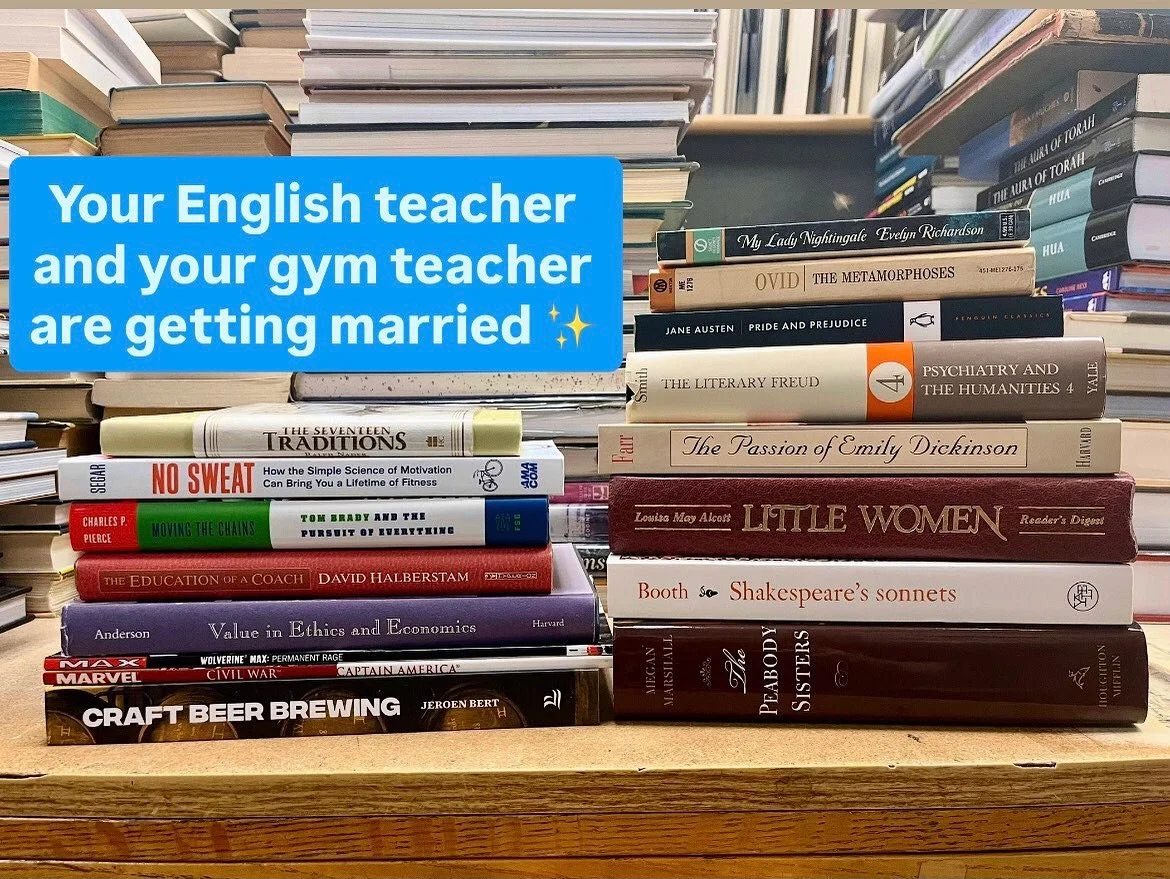 His &amp; Hers book stacks 💍 

#taylorswift #traviskelce #proposal