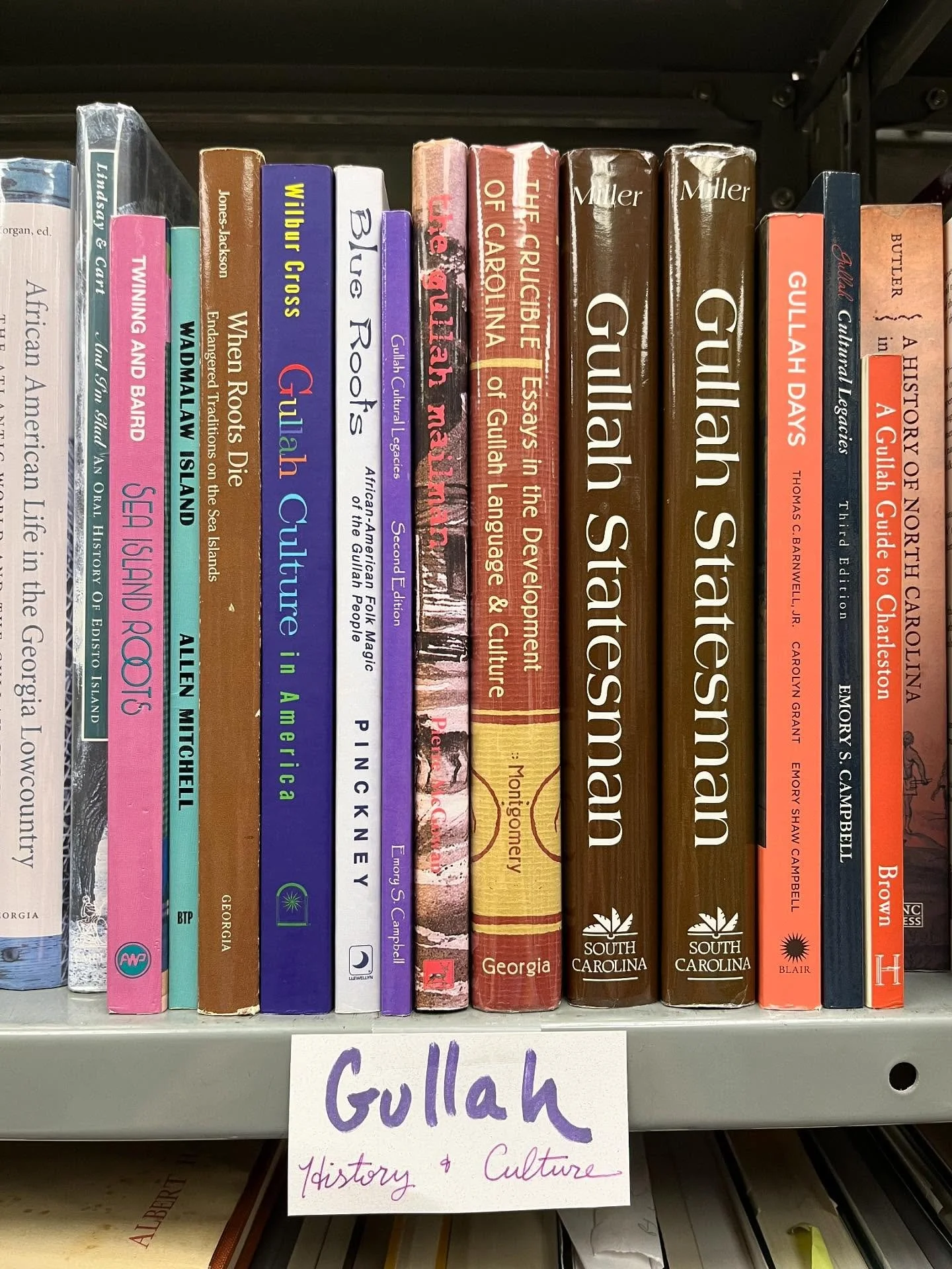 Did you know that October is Gullah-Geechee Heritage Month? Come browse our stock of books on Gullah-Geechee culture, sites, and history, located on the second floor in the &ldquo;U.S. South&rdquo; section