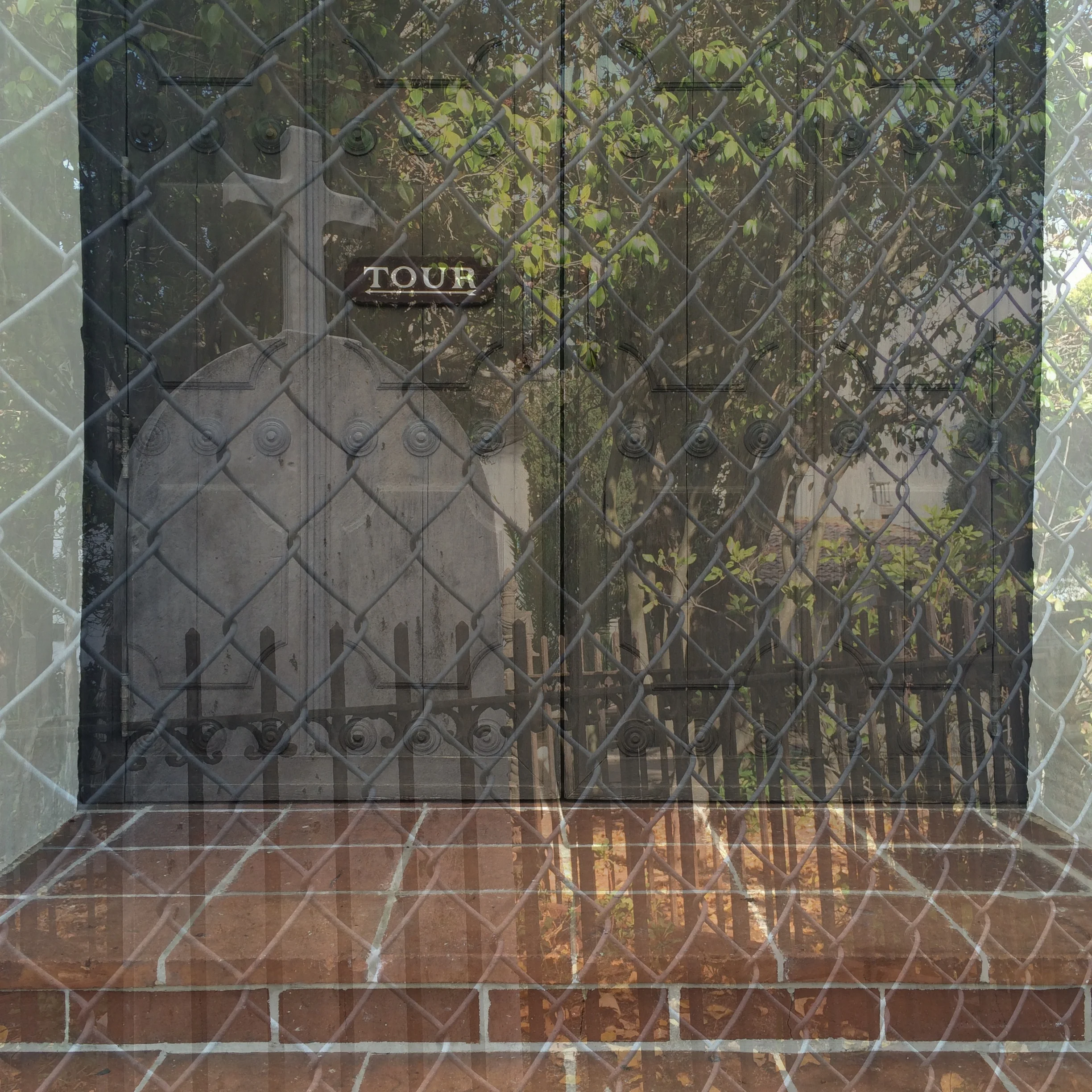 Alexa Eisner, layered images of Mission Dolores, SF