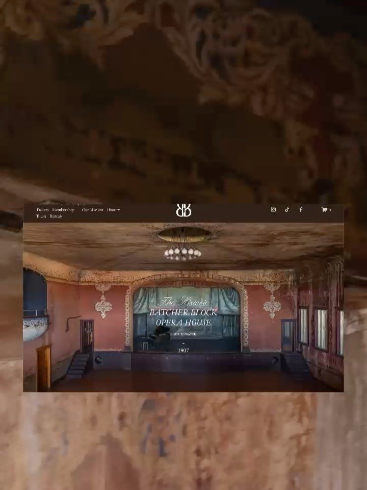 New work for @batcherblockoperahousestaples in Staples, MN. Built in 1907 by Charles Batcher it is an excellent example of a rural opera house, originally built for both civic and cultural life. Situated along the historic Jefferson Highway and the B