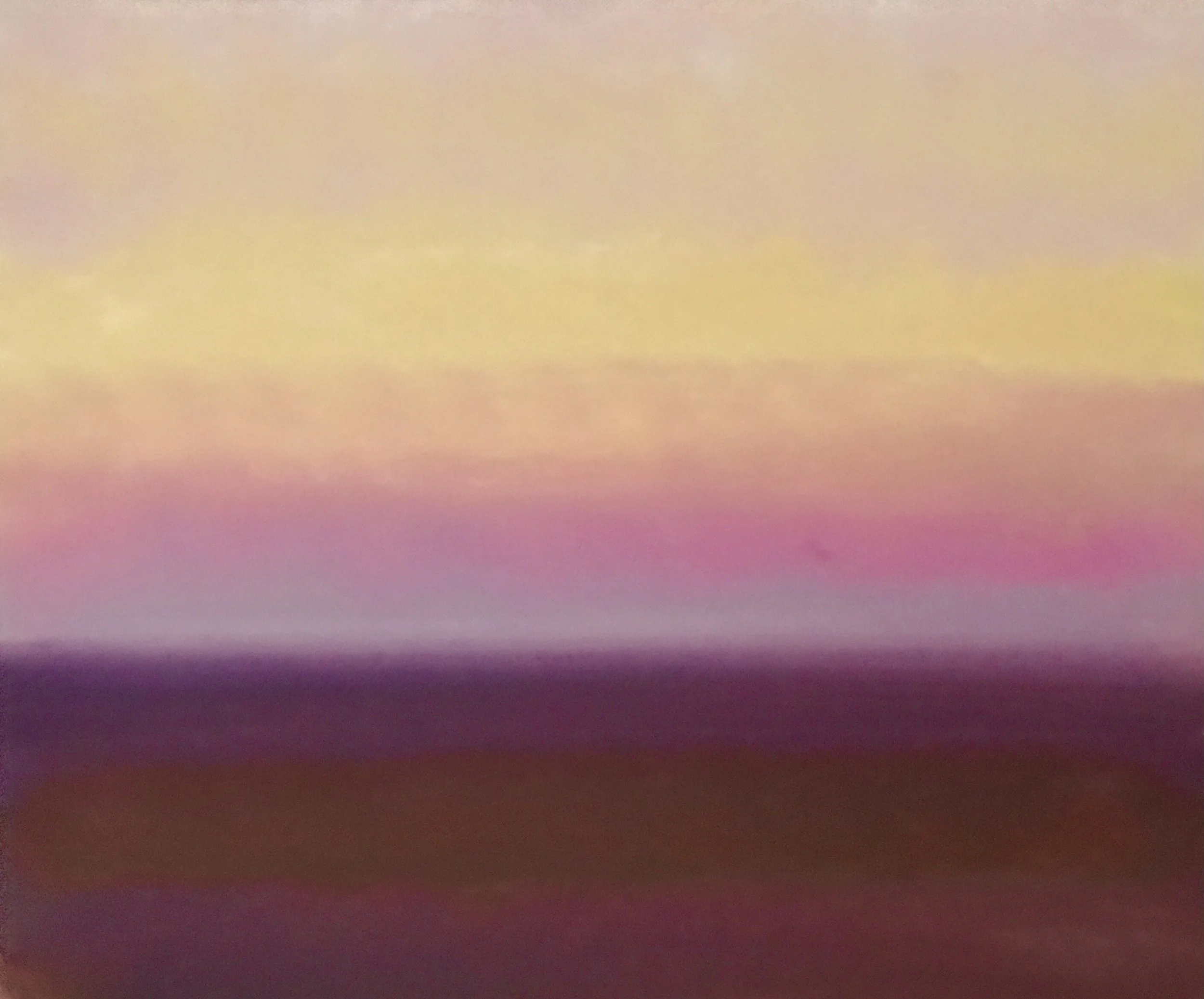 Evening Prayer Brunswick Heads 18 November 2022, oil on canvas board 30 X 25 cm