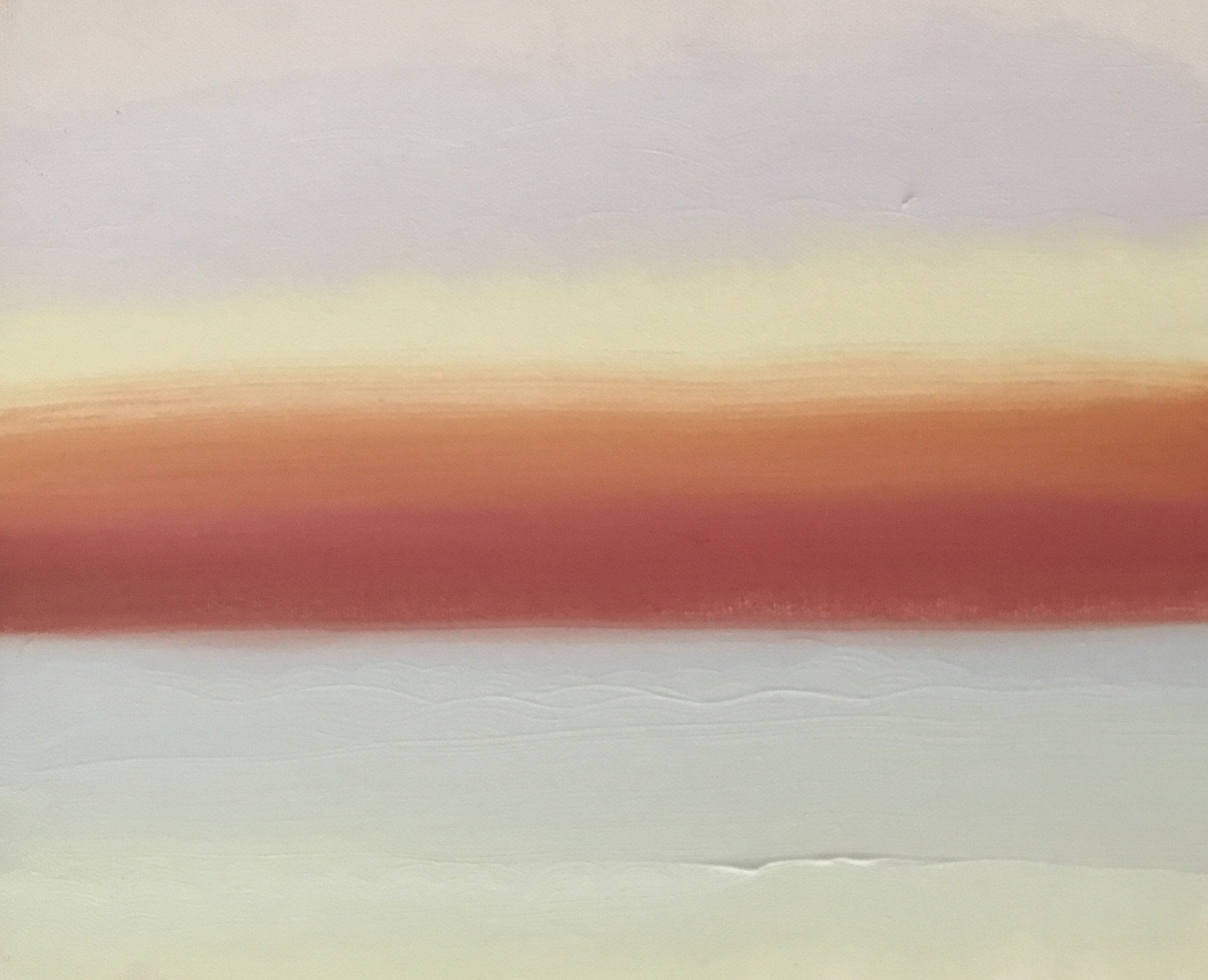 Evening Prayer Brunswick Heads 9 June 2022, oil on canvas board 30 X 25 cm