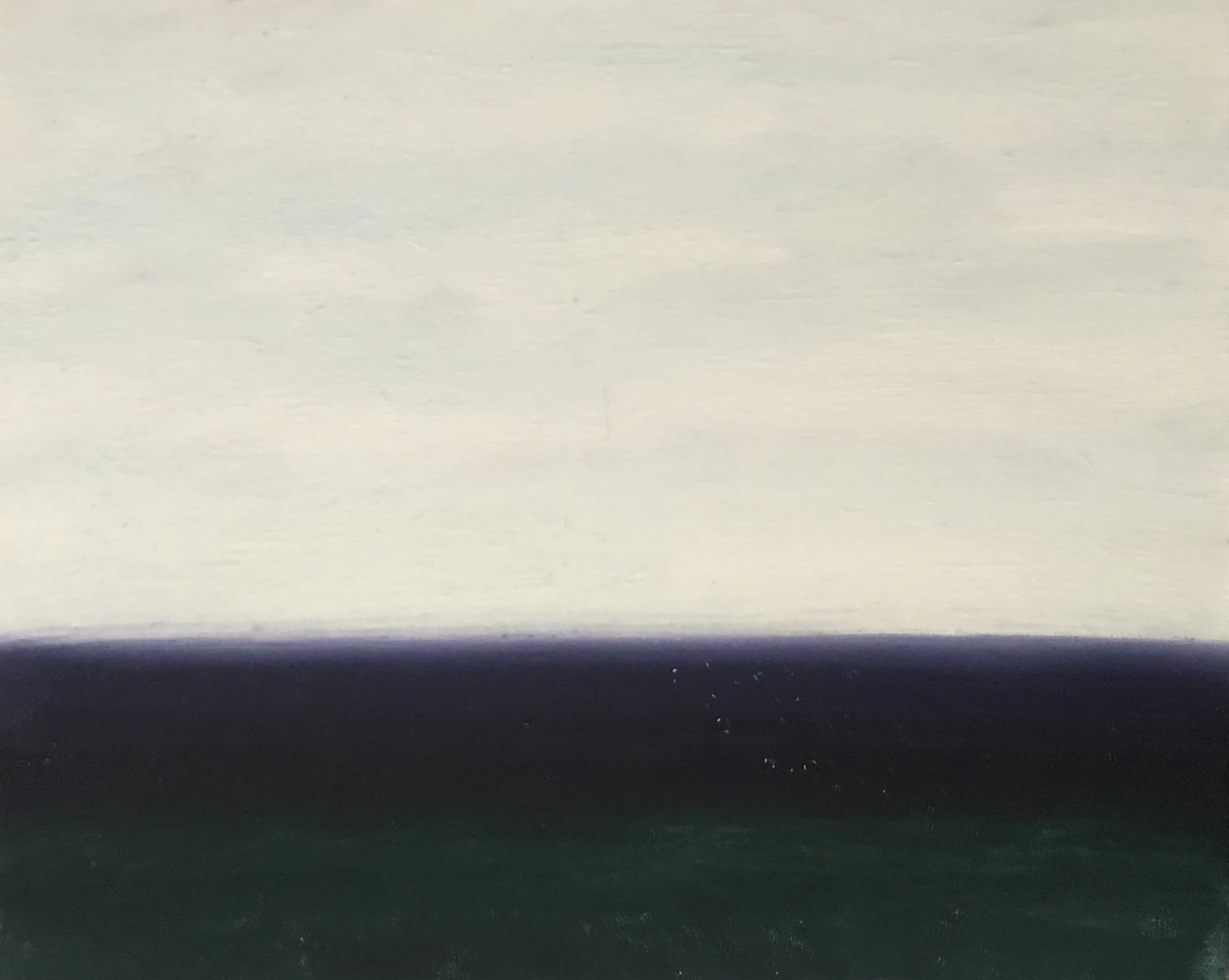 Evening Prayer Brunswick Heads, 6  March 2021, oil on canvas board, 30 X 25 cm