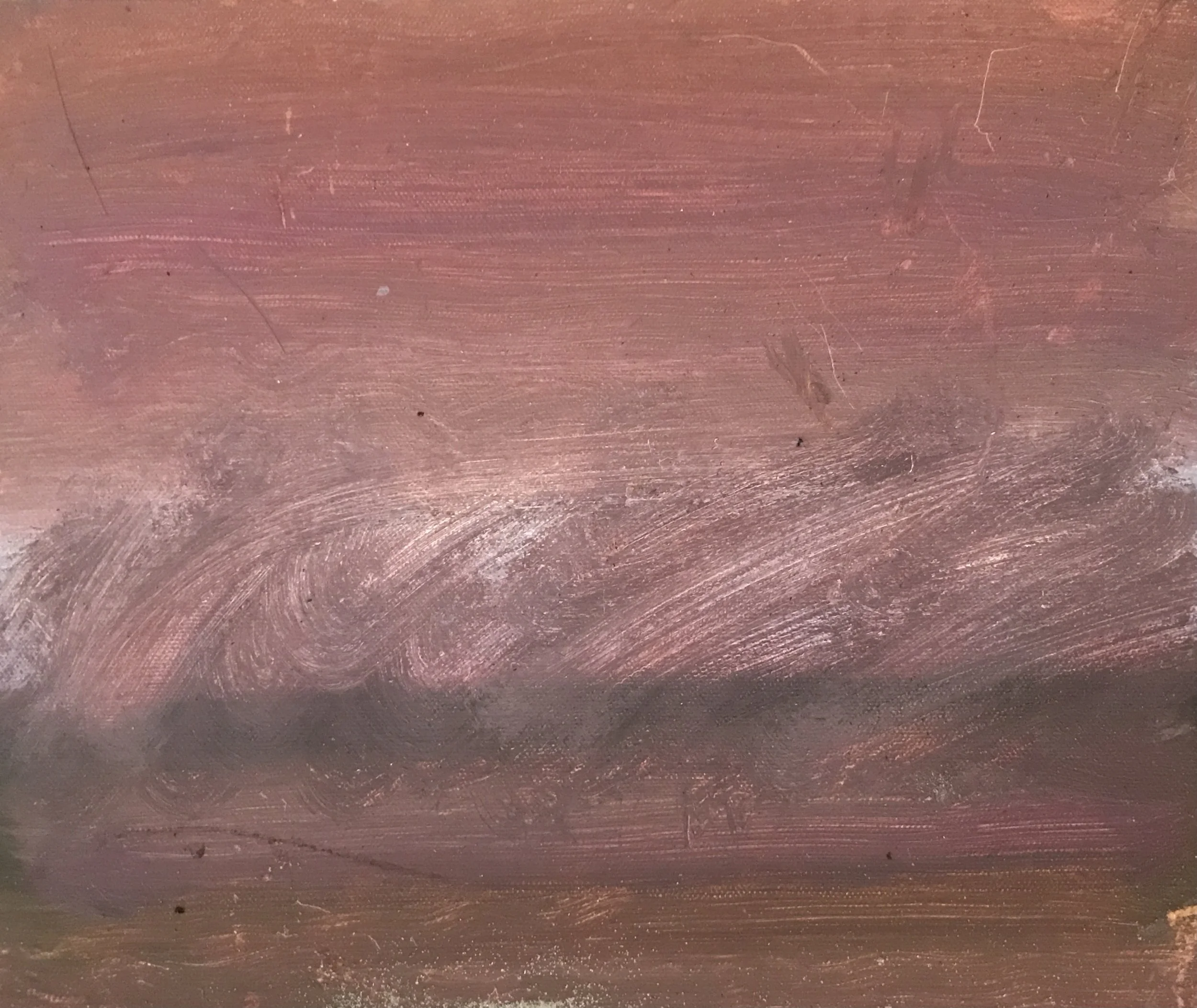 Evening Prayer Brunswick Heads, 13 January, 2022, oil on canvas board, 30 X 25 cm