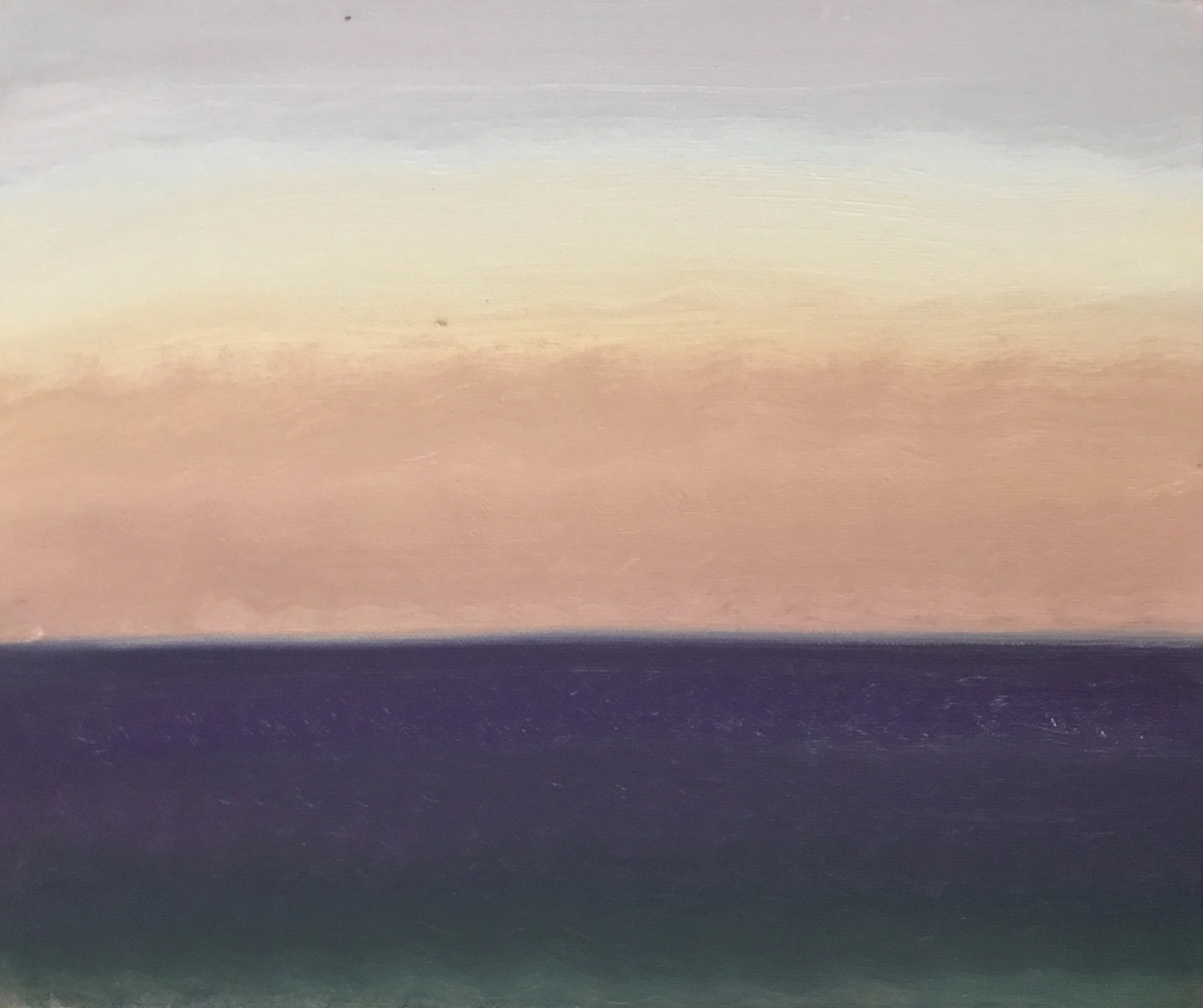 ening Prayer Brunswick Heads, 15 December  2022, oil on canvas board, 30 X 25 cm