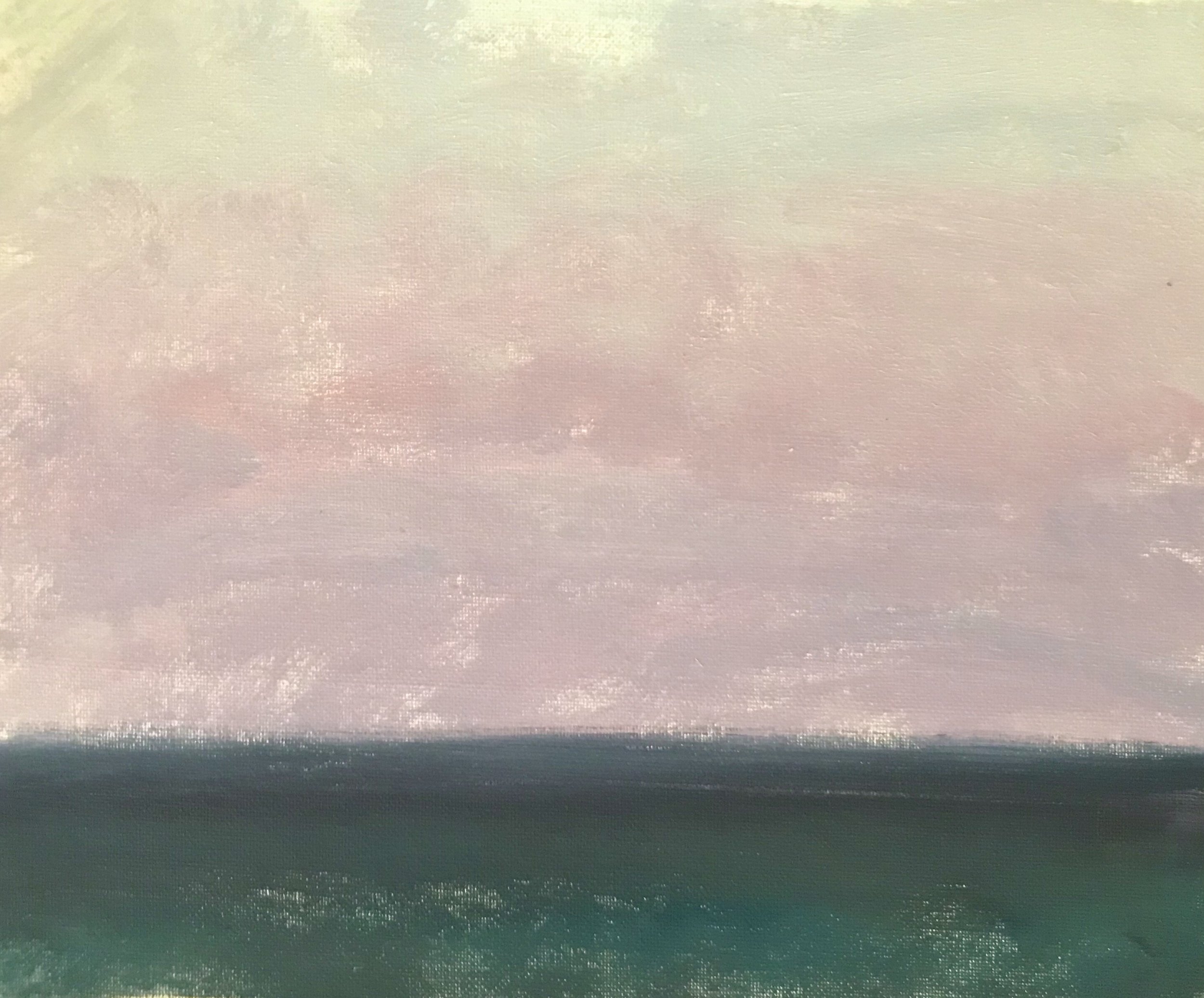 8 January #3  2020, oil on canvas board, 30 X 25 cm