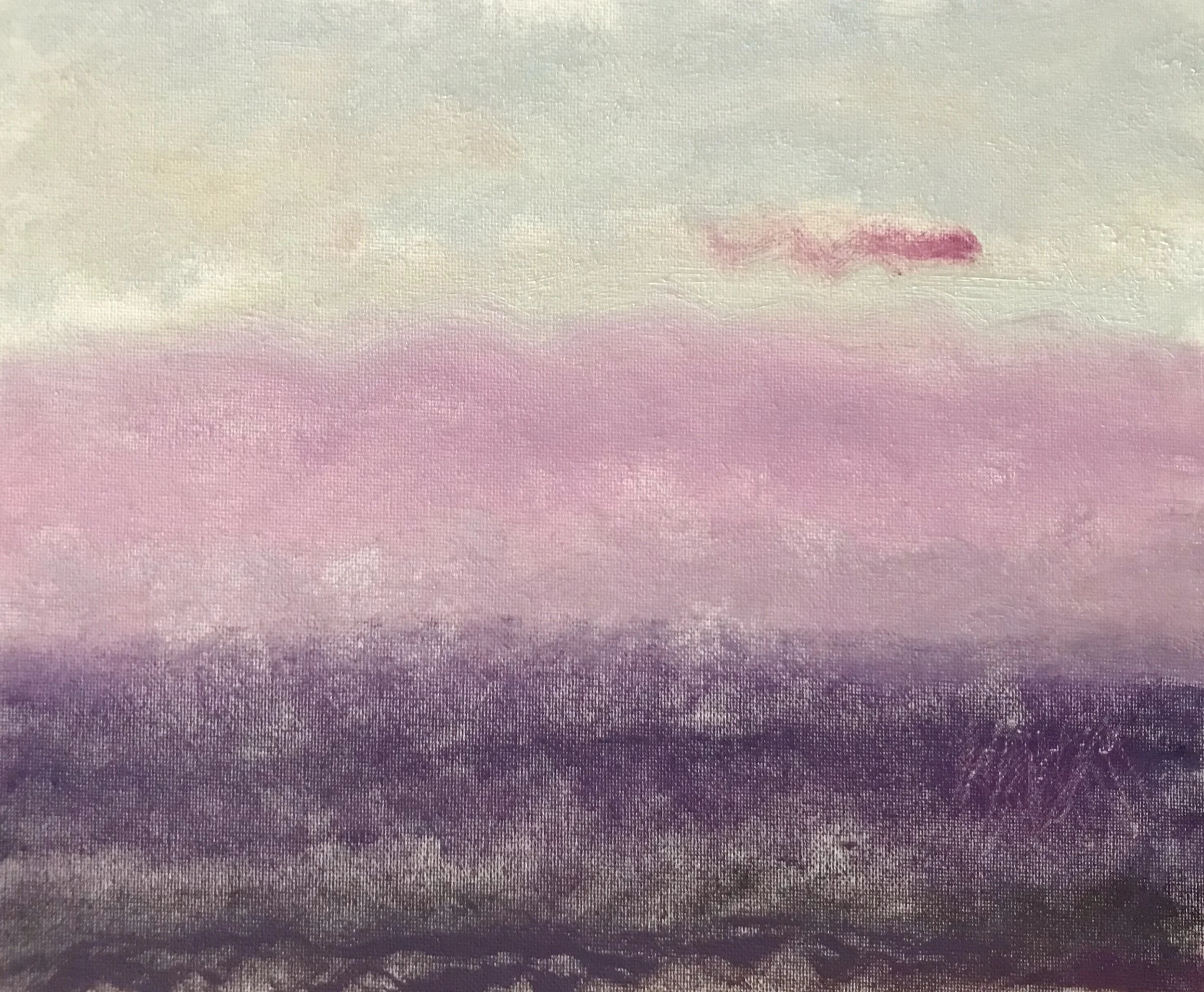 Evening Prayer Brunswick Heads,  29 January 2020, oil on canvas board, 30 X 25 cm