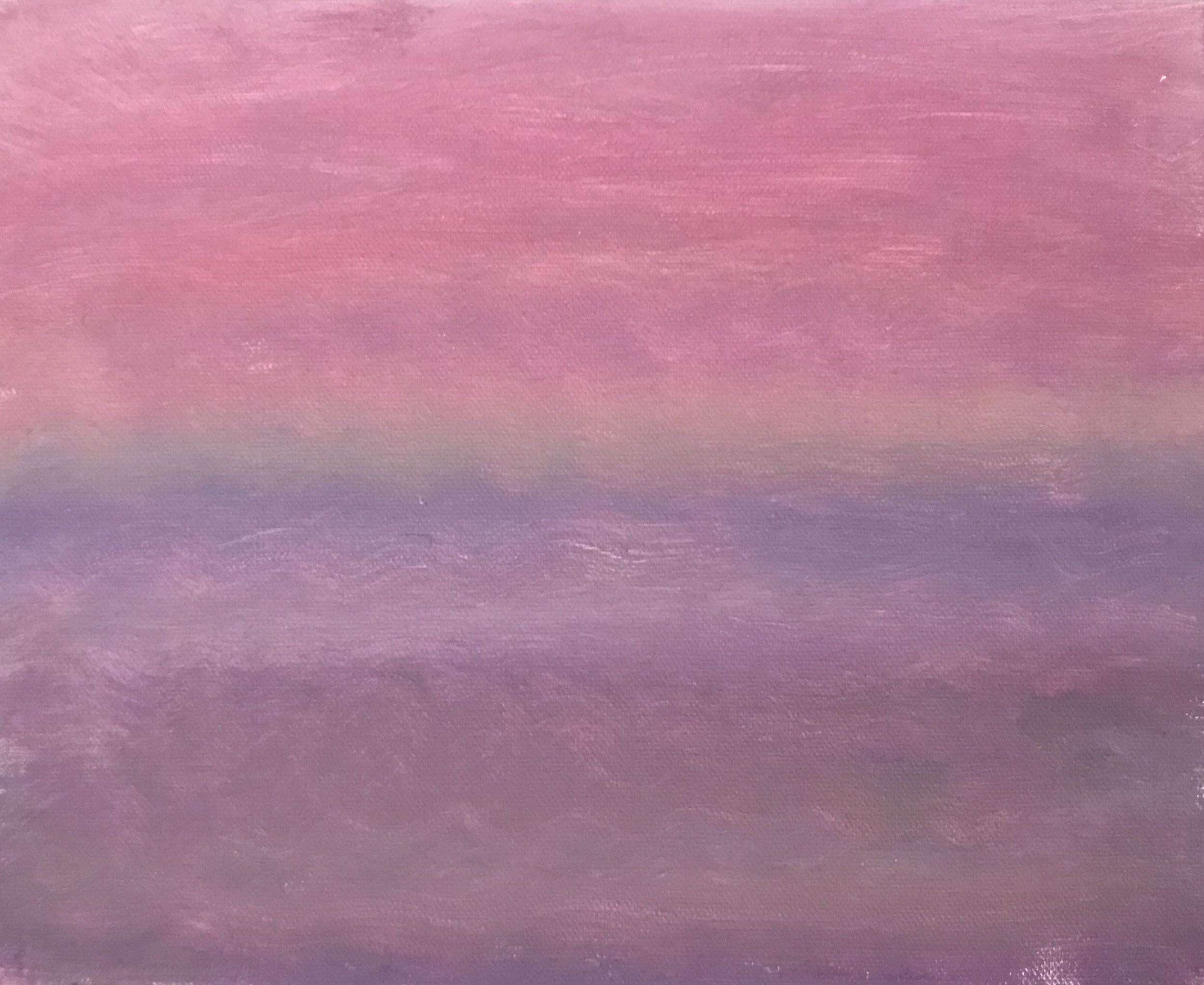 Evening Prayer Brunswick Heads, 26 October, 2020, oil on canvas board, 30 X 25 cm