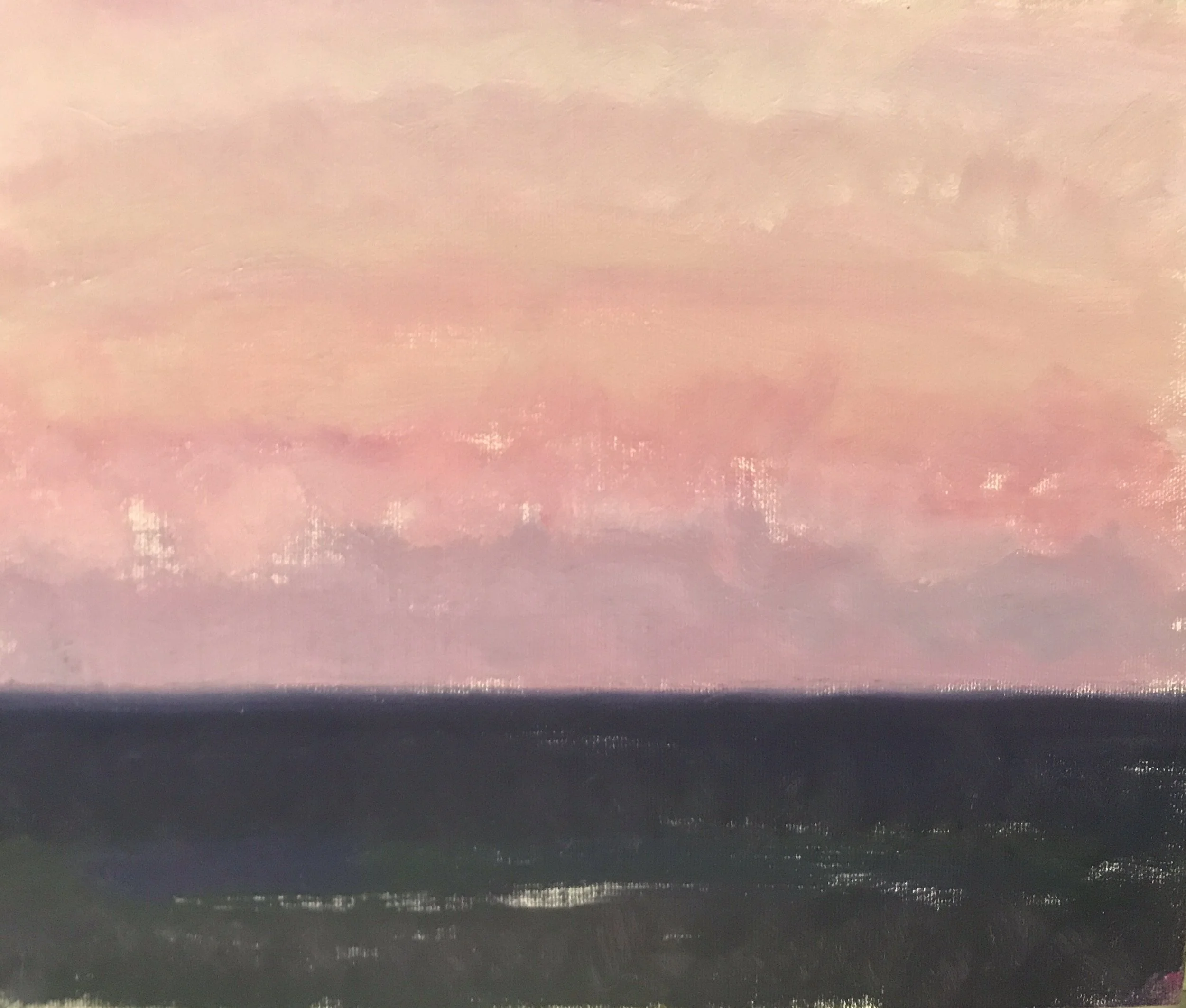 Evening Prayer Brunswick Heads, 28 September 2019, 30 X 25 cm