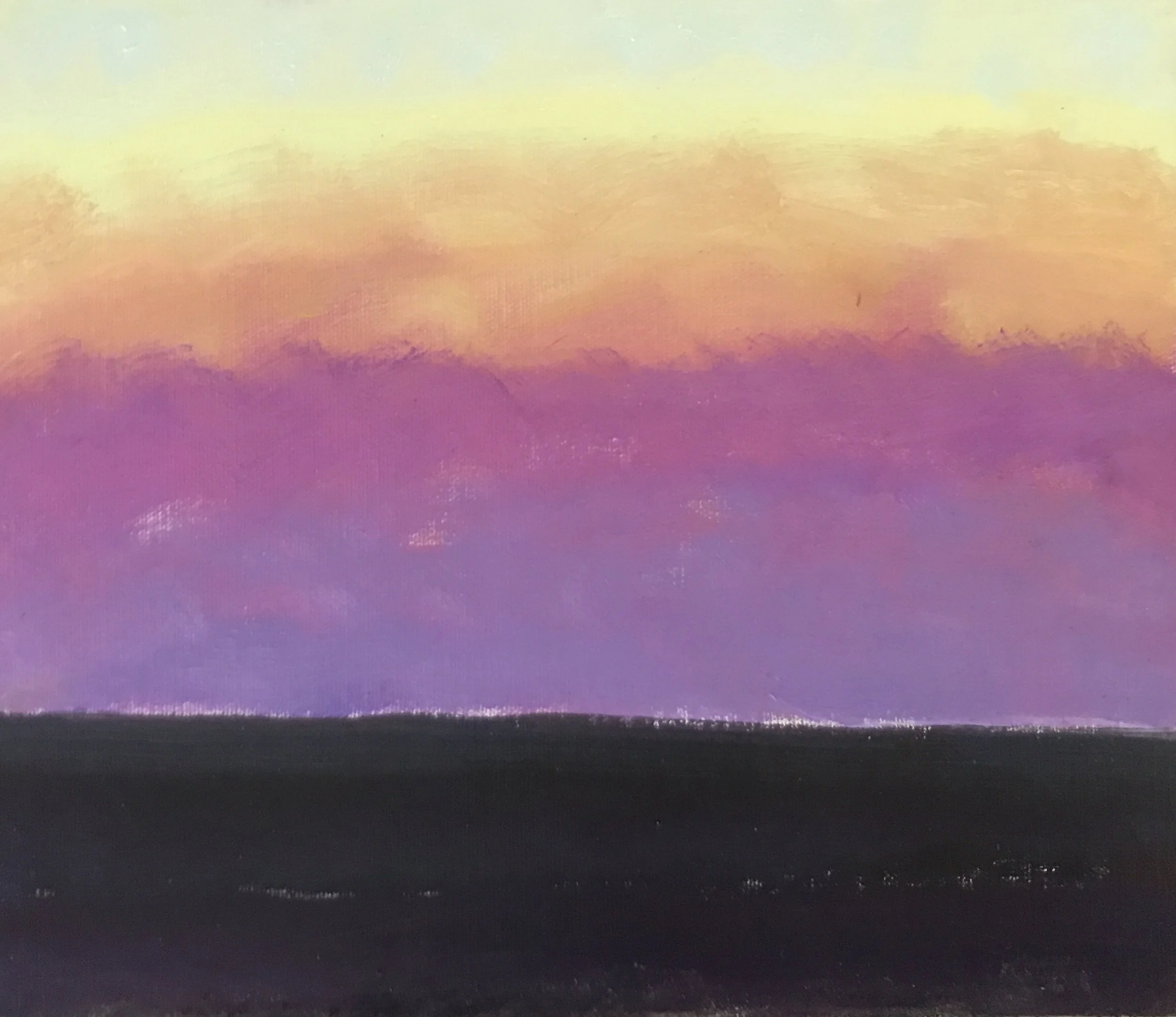 Evening Prayer Brunswick Heads, #2 16 August 2019, 30 X 25 cm